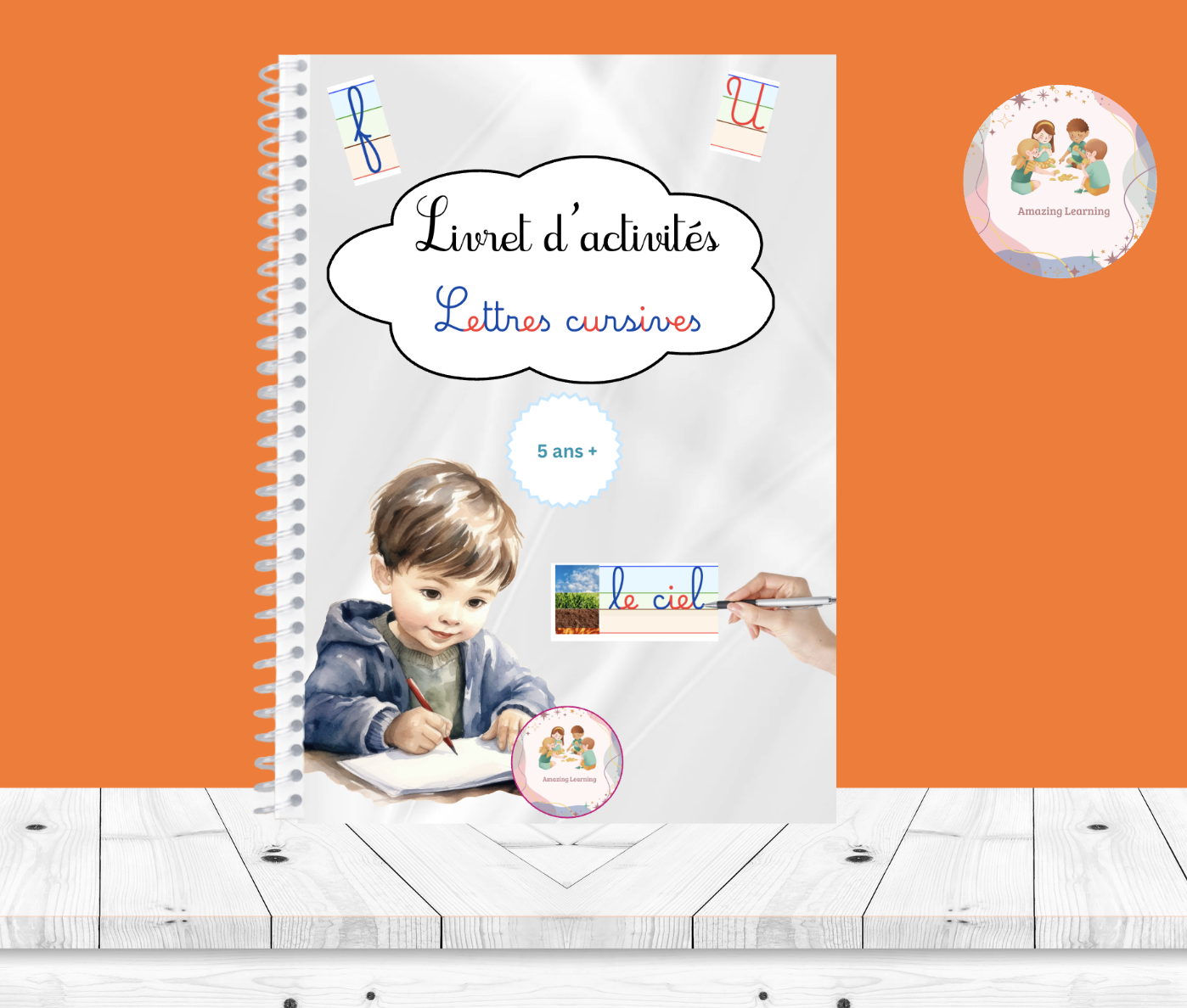Livret d'activités écriture :  Lettres cursives
