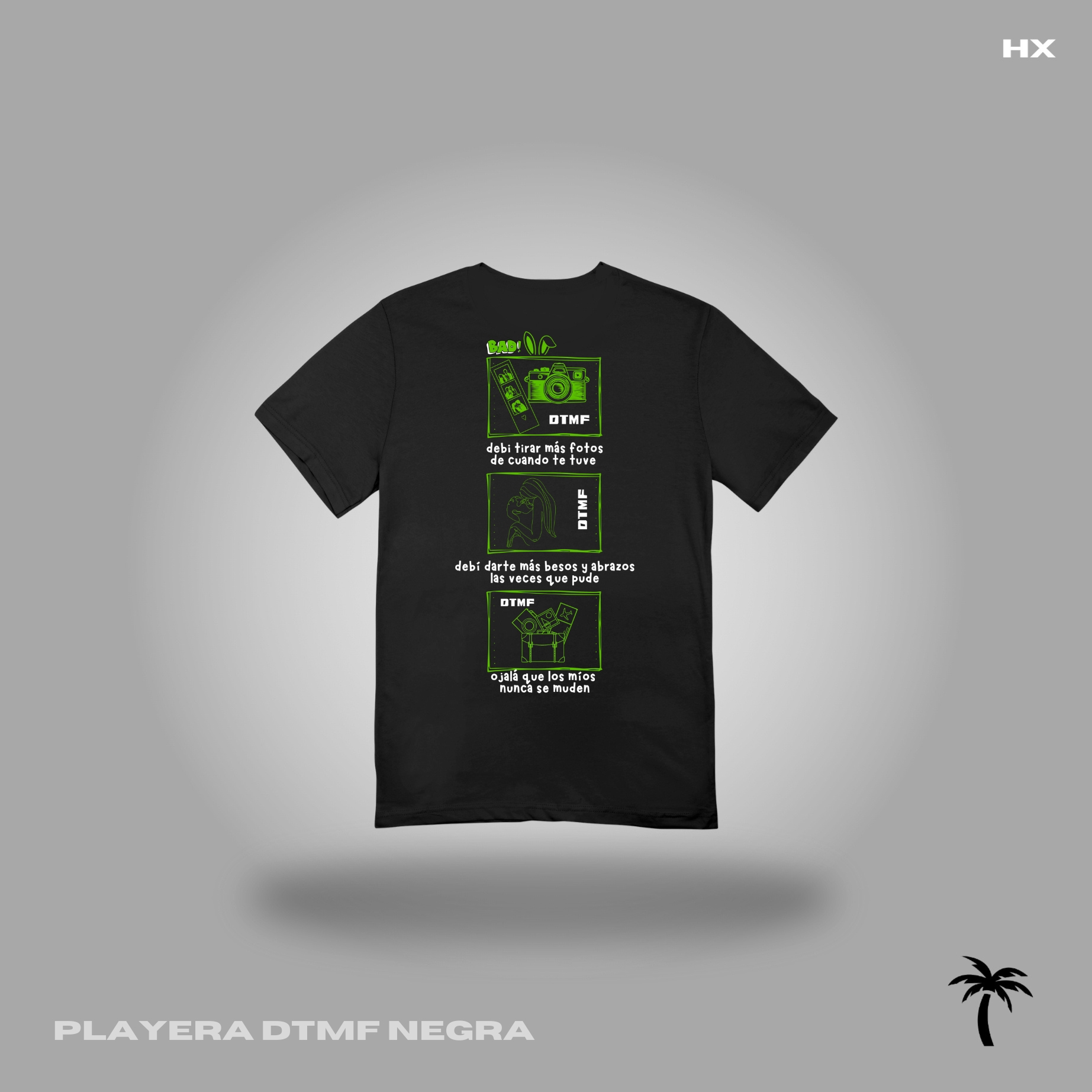 PLAYERA DTMF NEGRA
