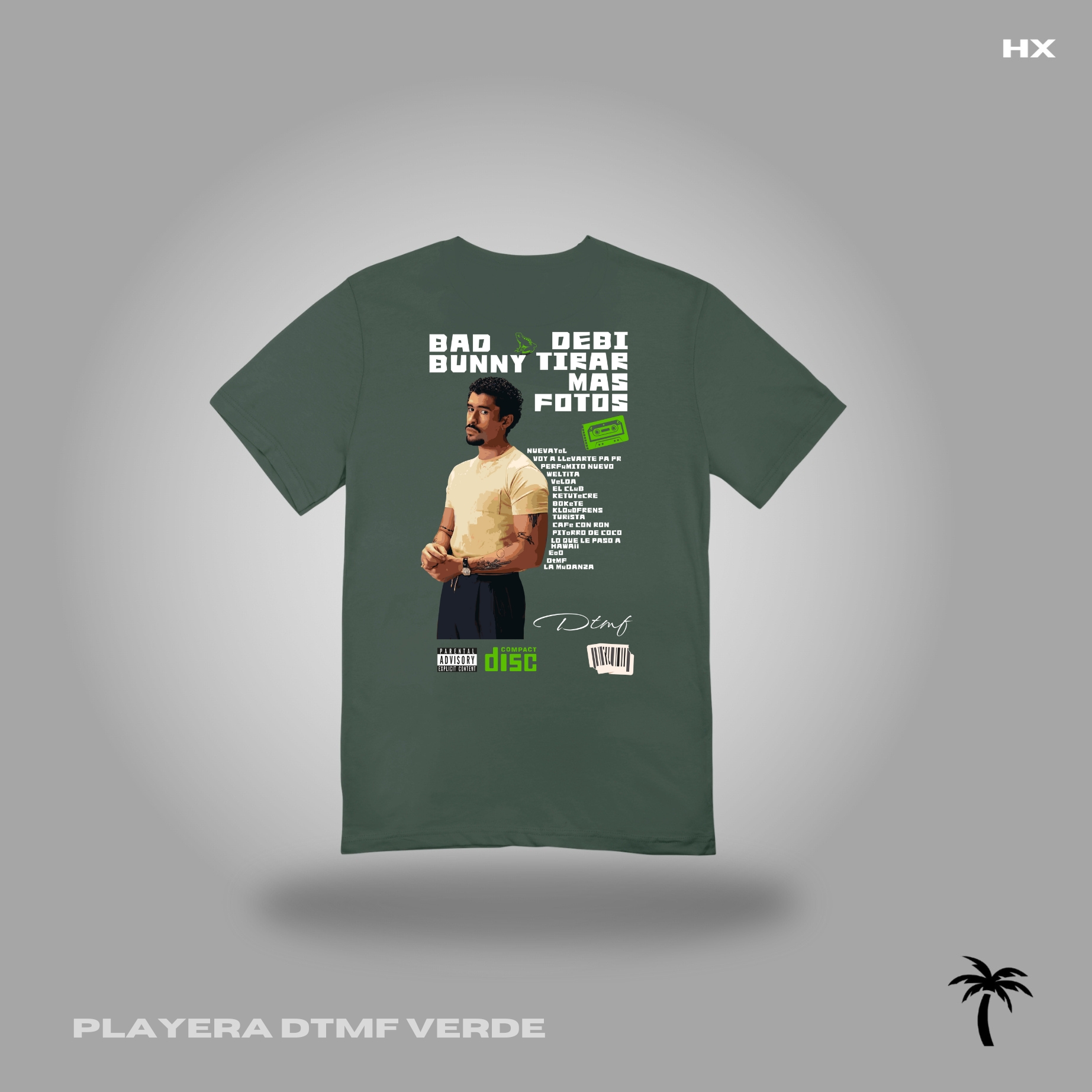 PLAYERA DTMF VERDE