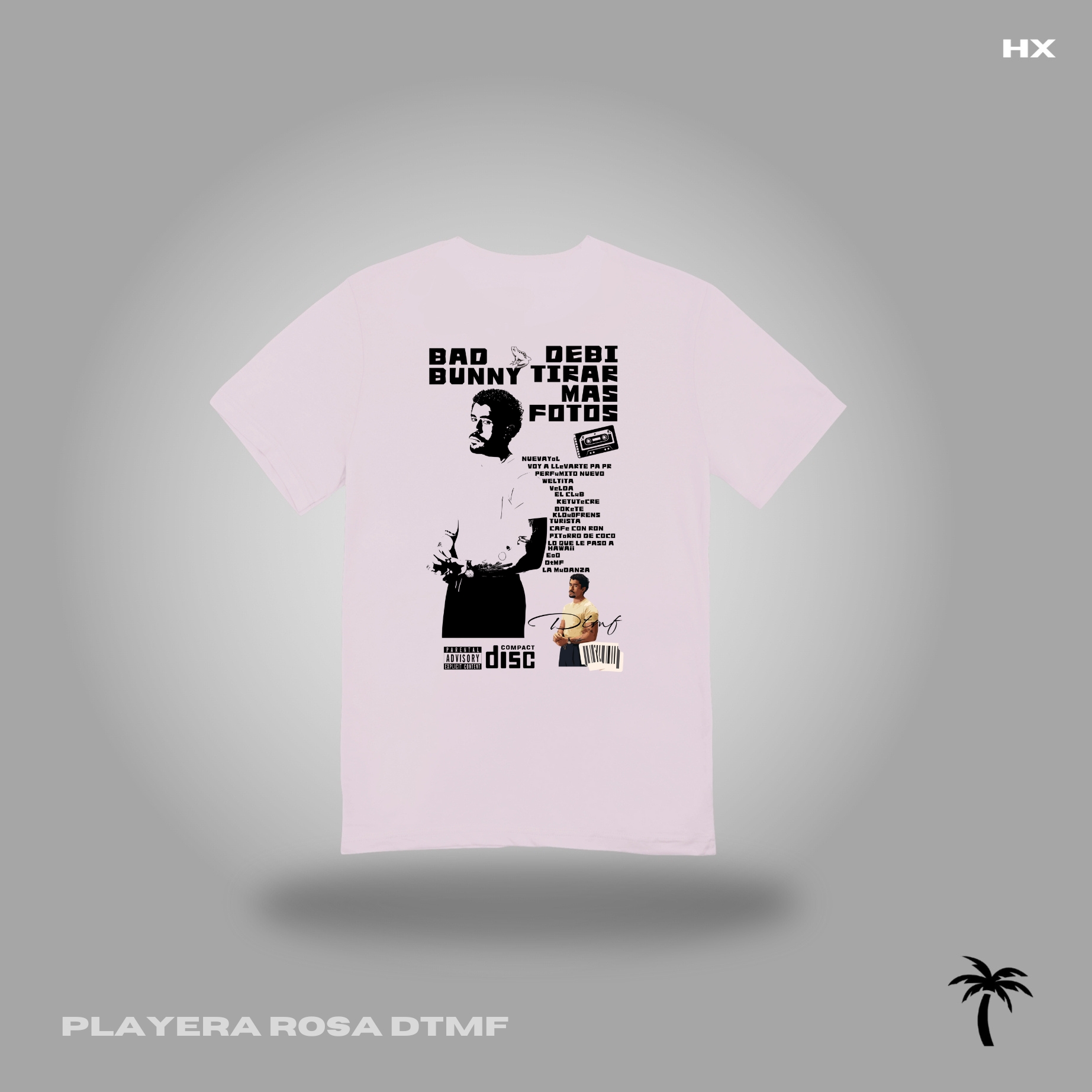PLAYERA DTMF ROSA