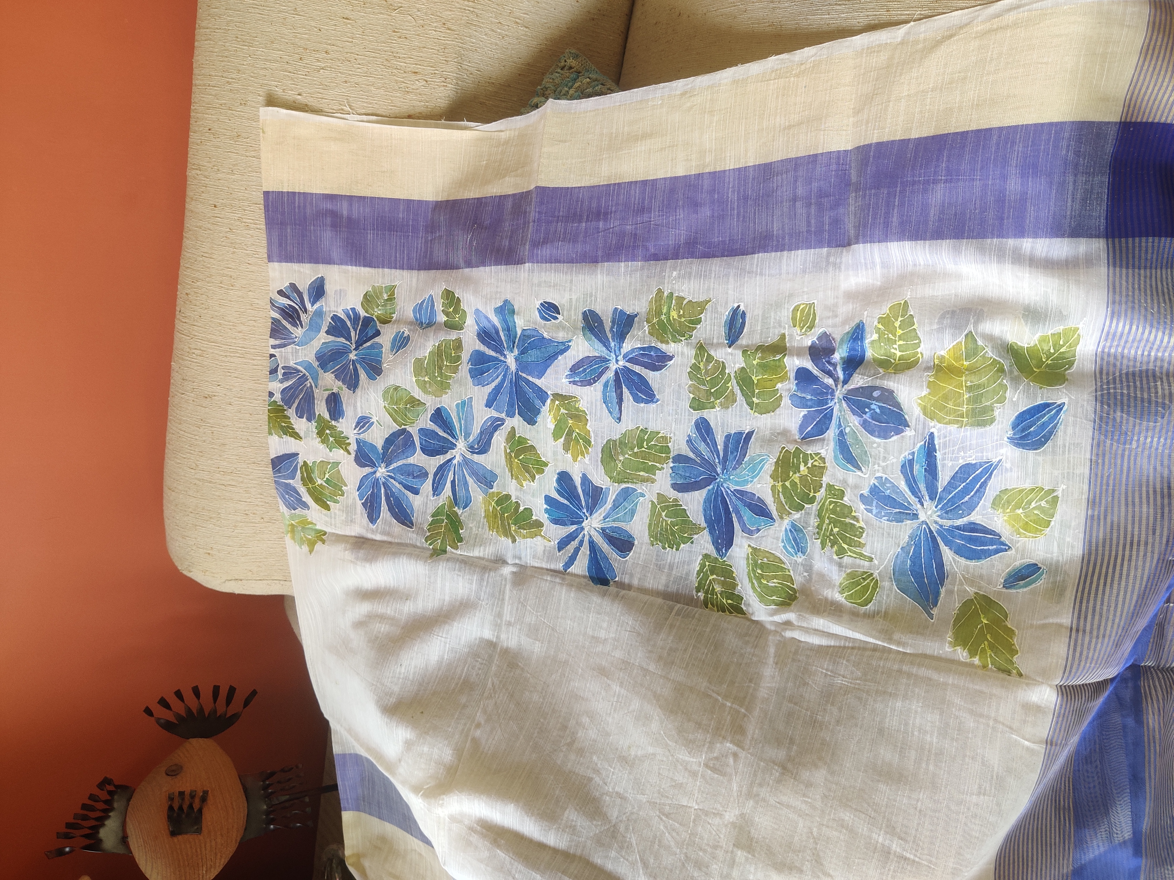 Hand-painted Dupatta (DF654)