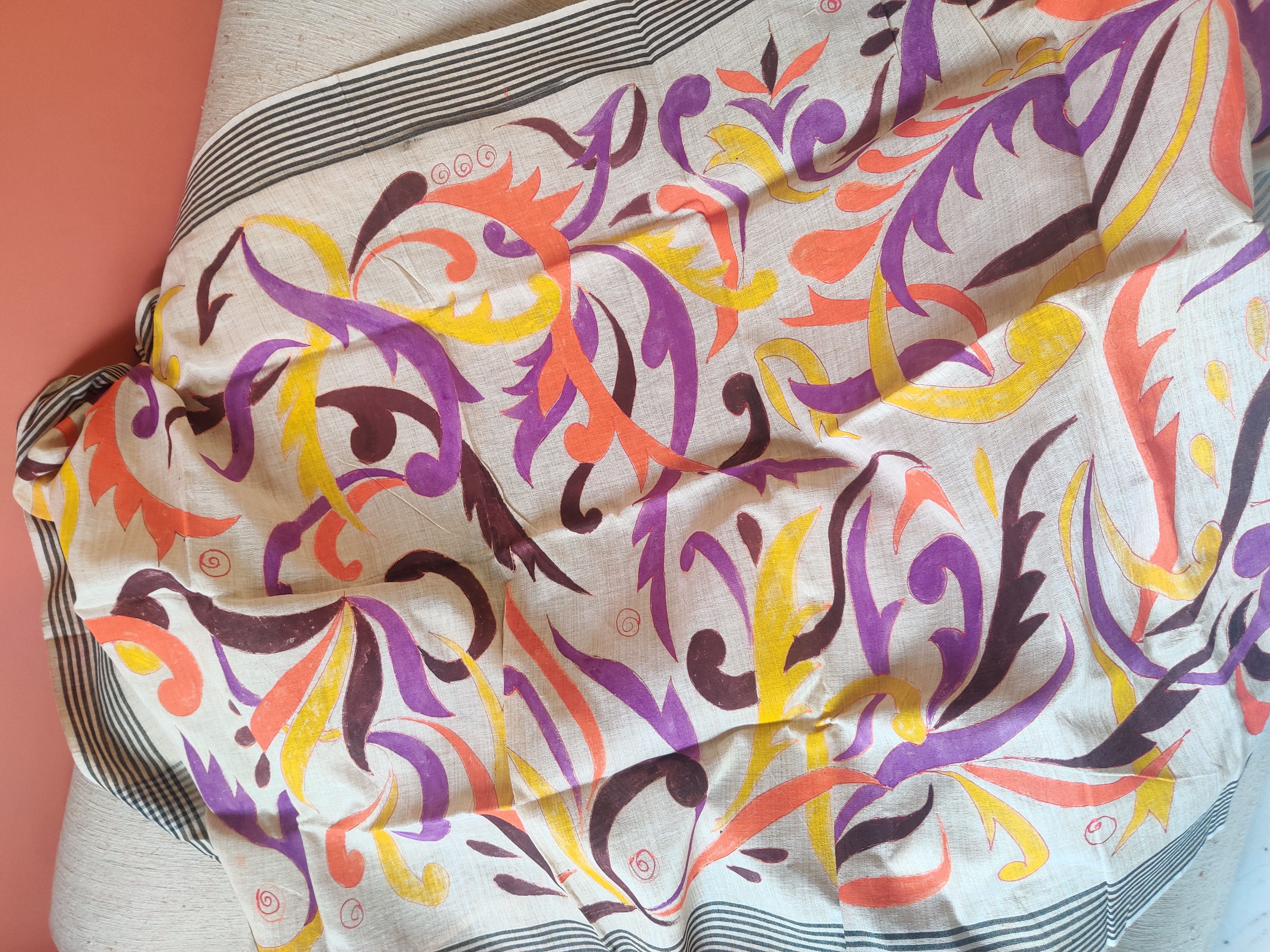 Colorful Floral Dupatta (DF570)