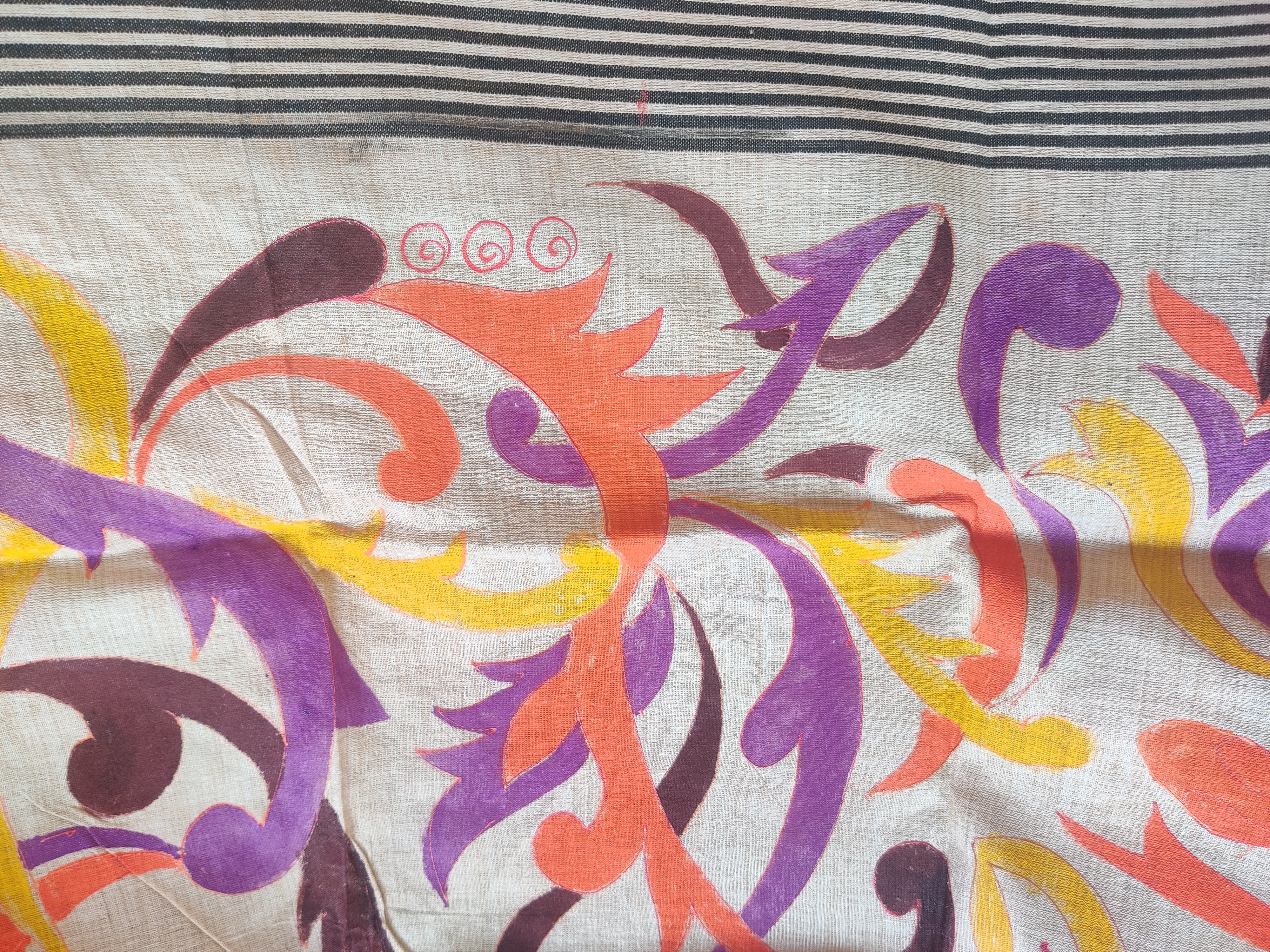 Colorful Floral Dupatta (DF570)