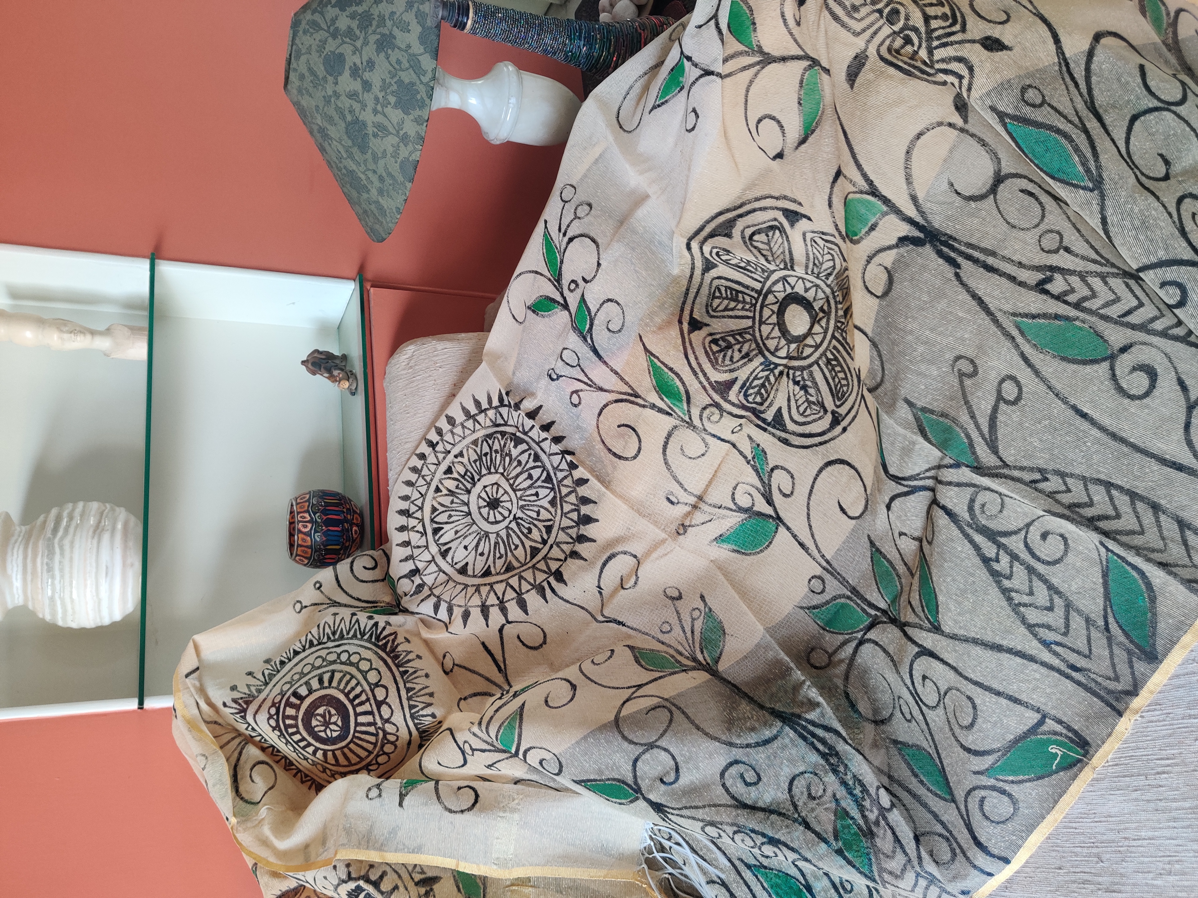 Hand-painted fancy Dupatta (DF613)