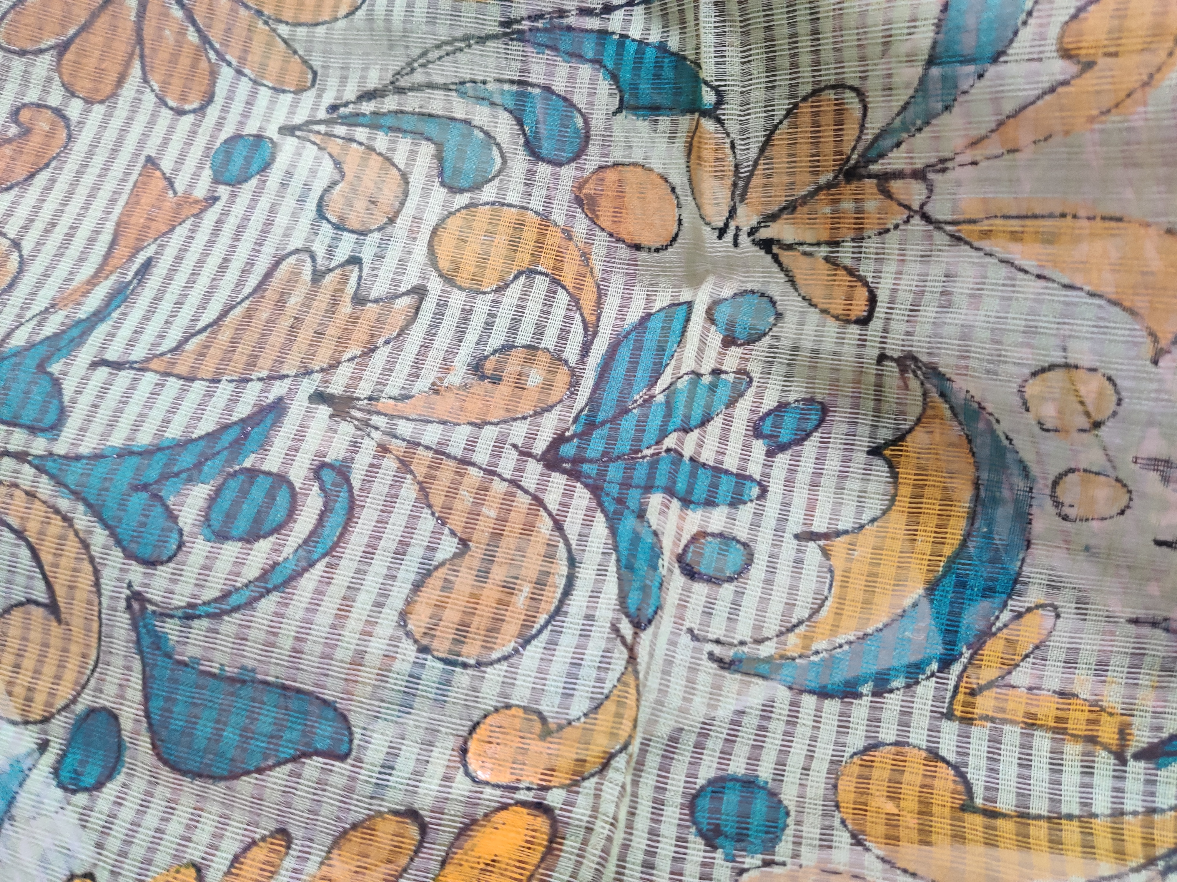 Painted dupatta (DF625)