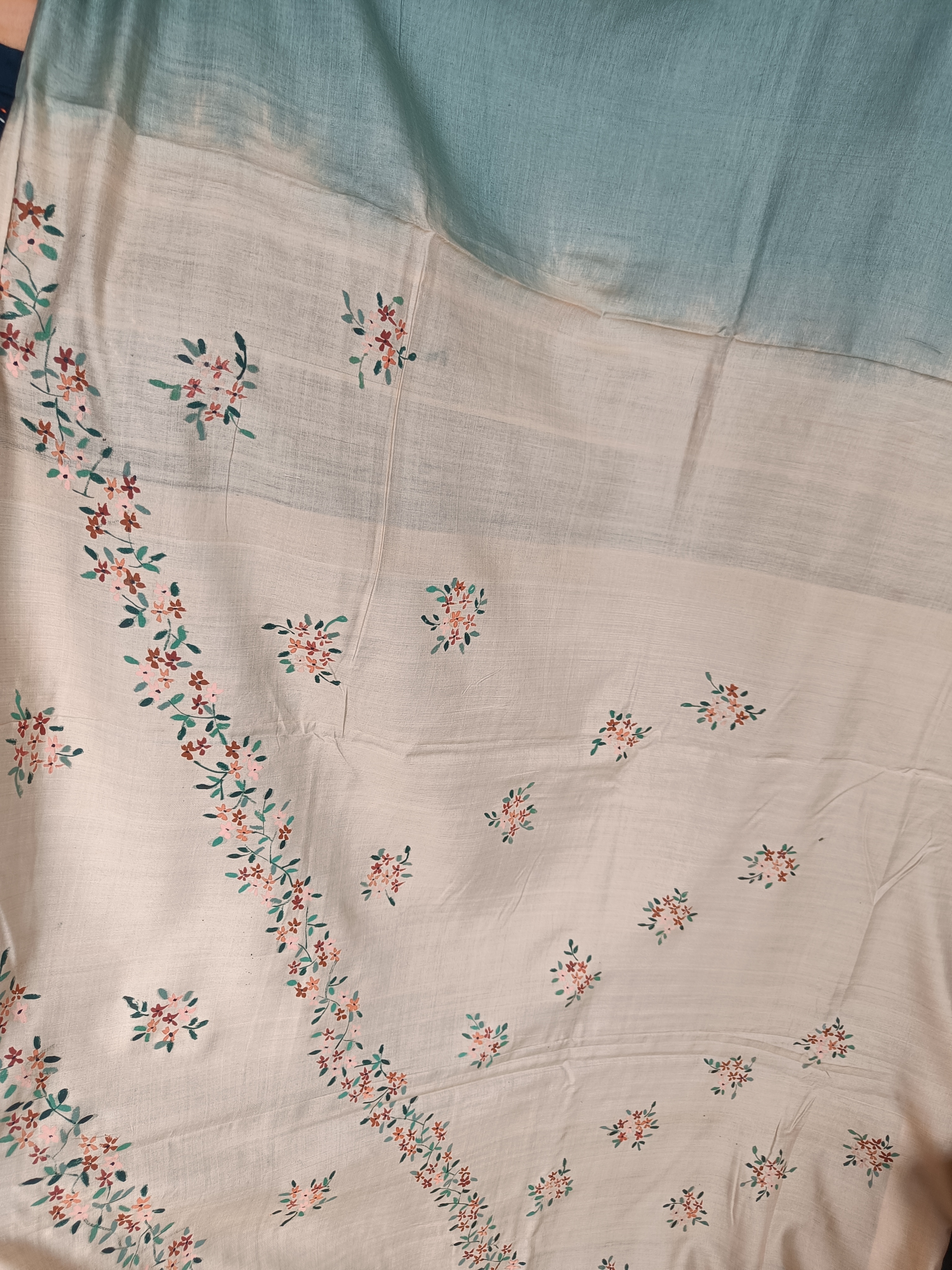 half tussar saree (SS601)