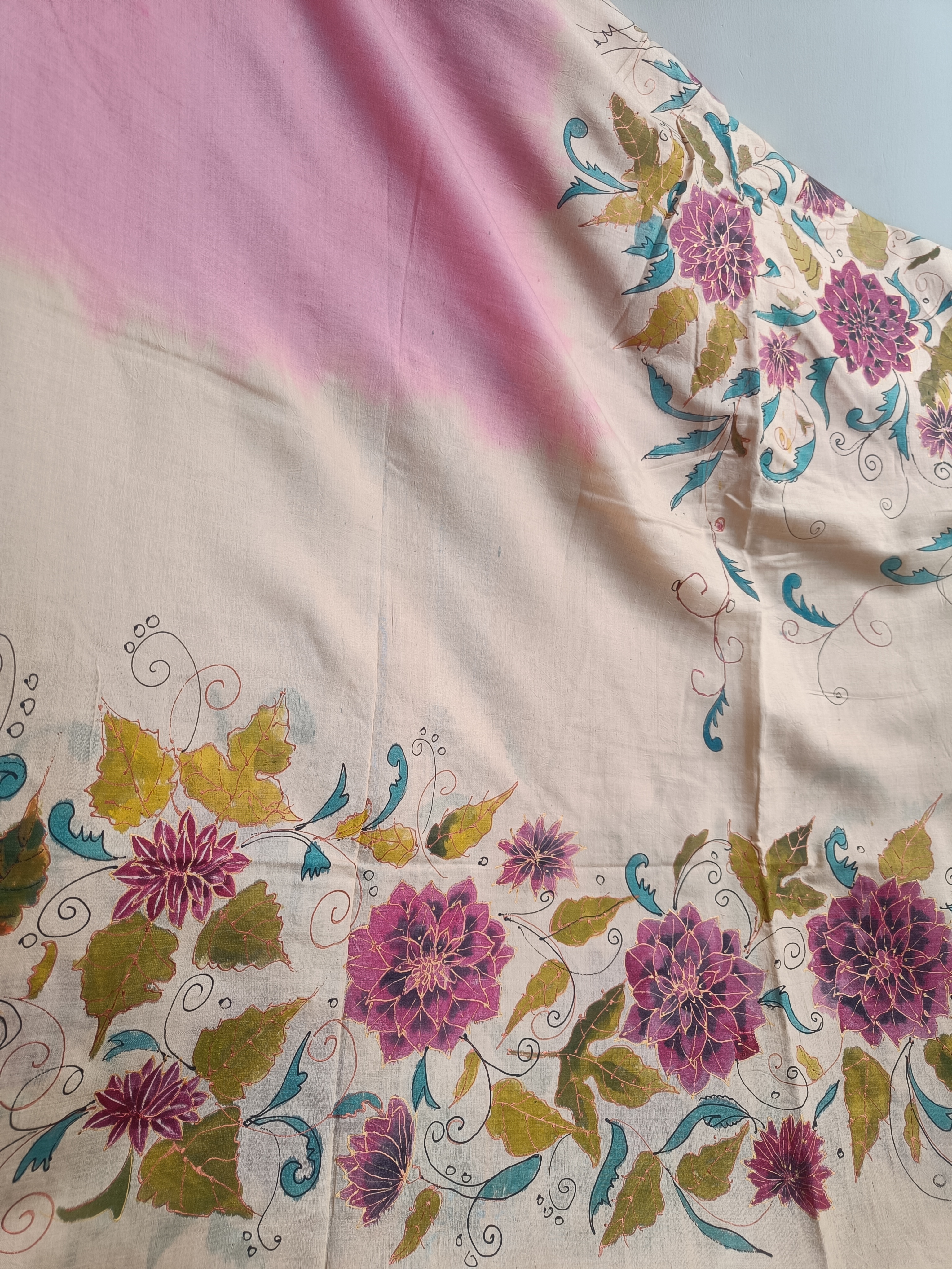 Half tussar saree (SS645)