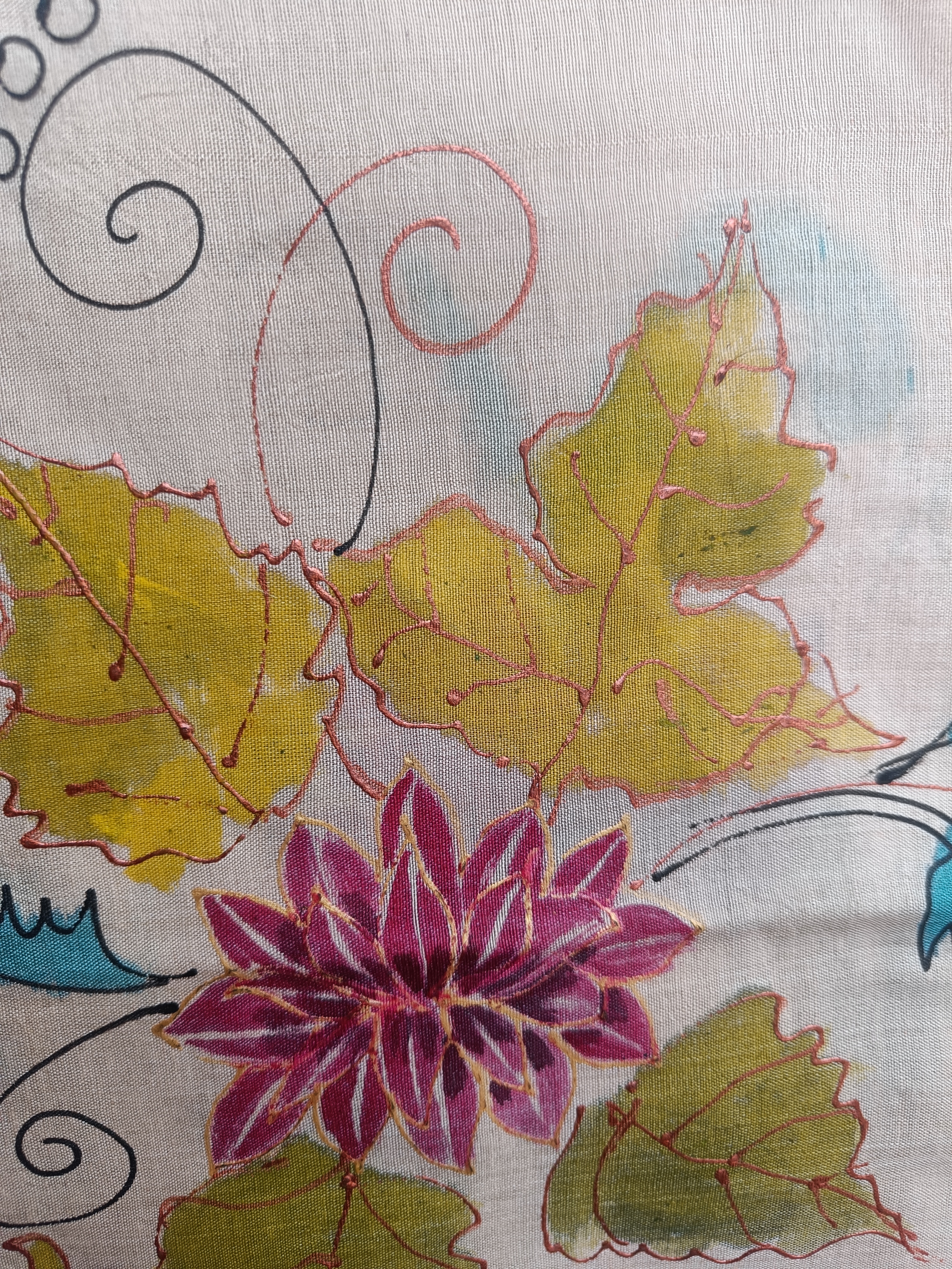 Half tussar saree (SS645)