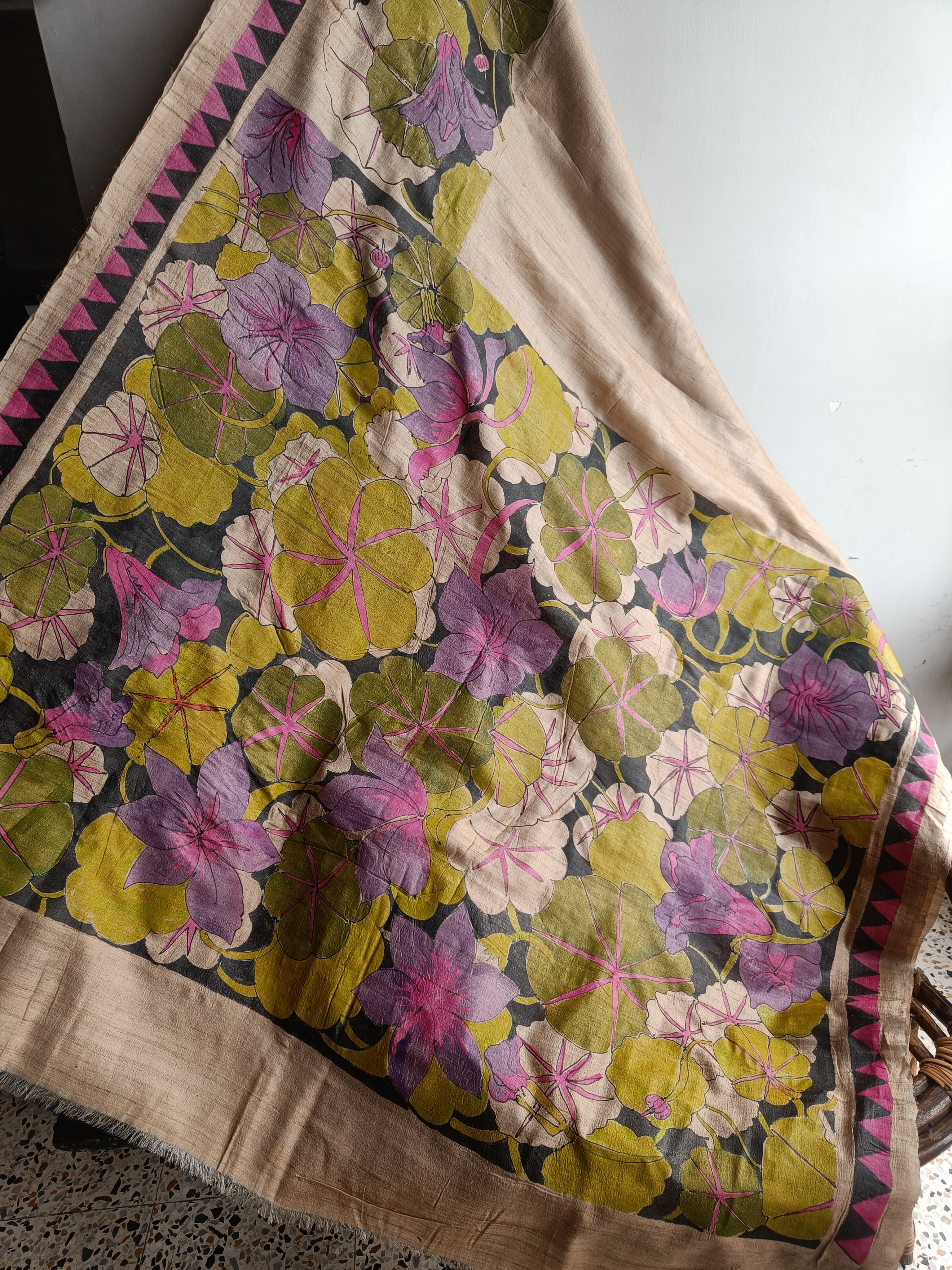 Silk tussar saree (SS636)