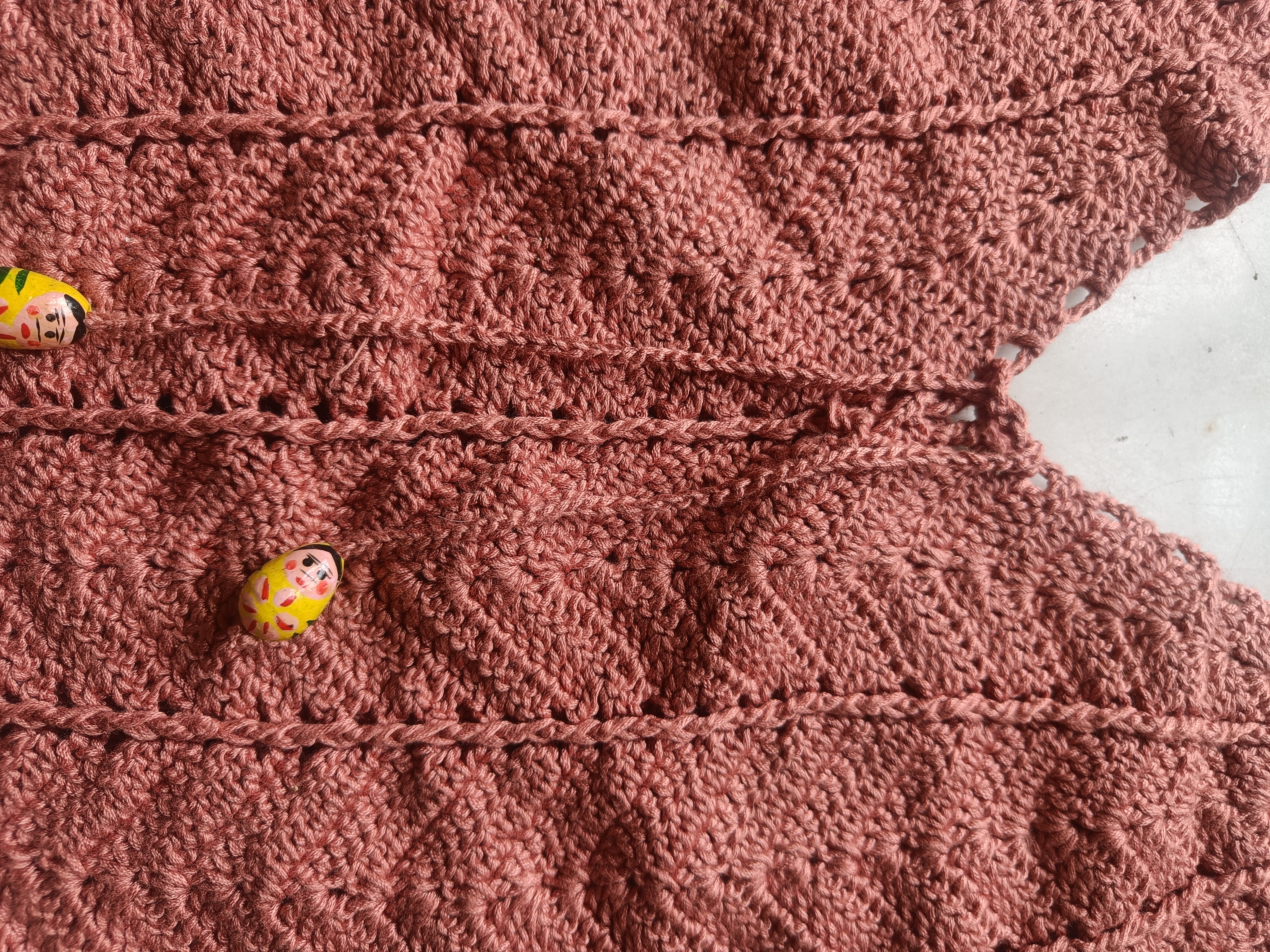 Handmade Crochet Cotton Top T01