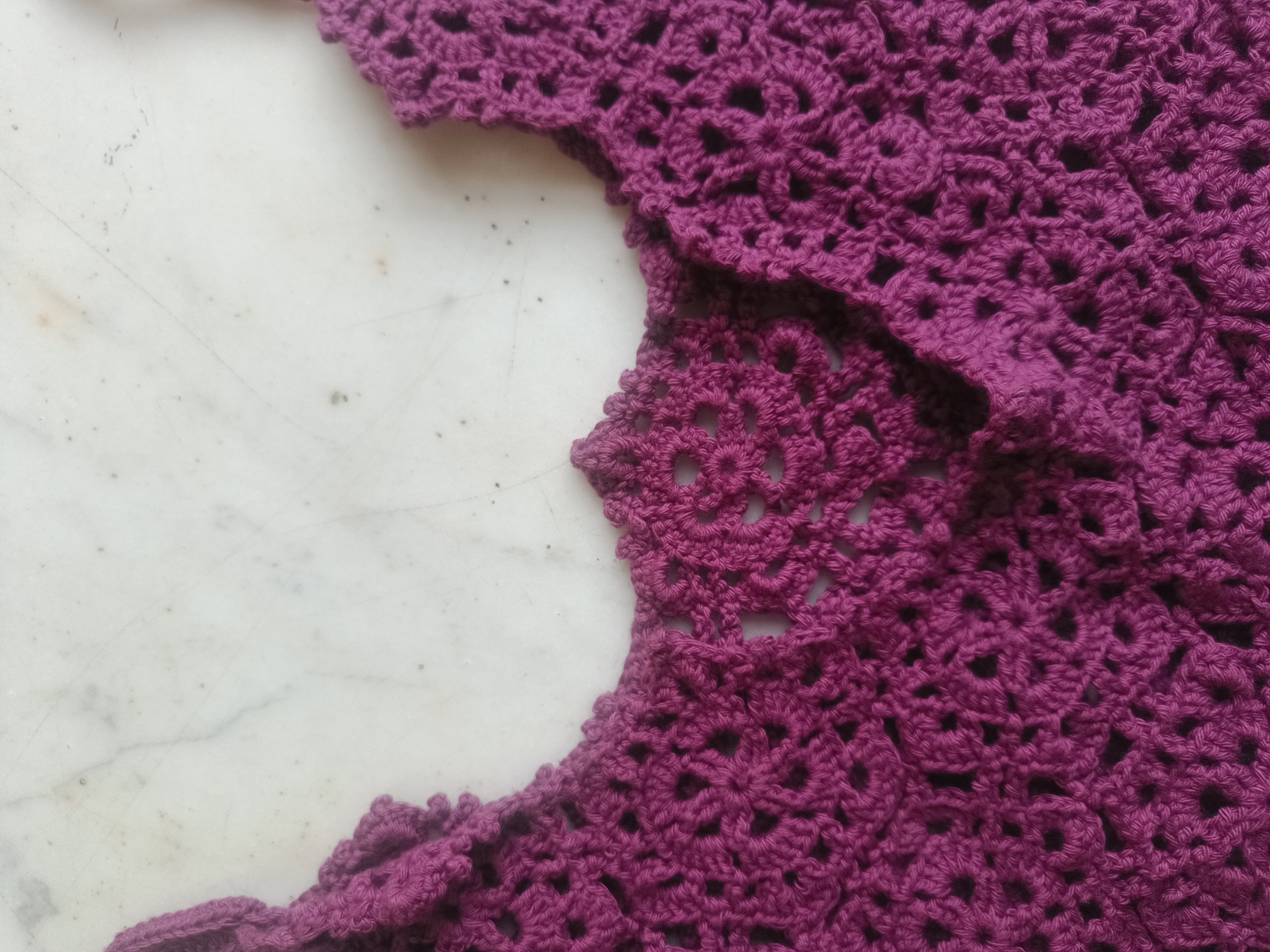 Handmade Crochet Cotton Top T06