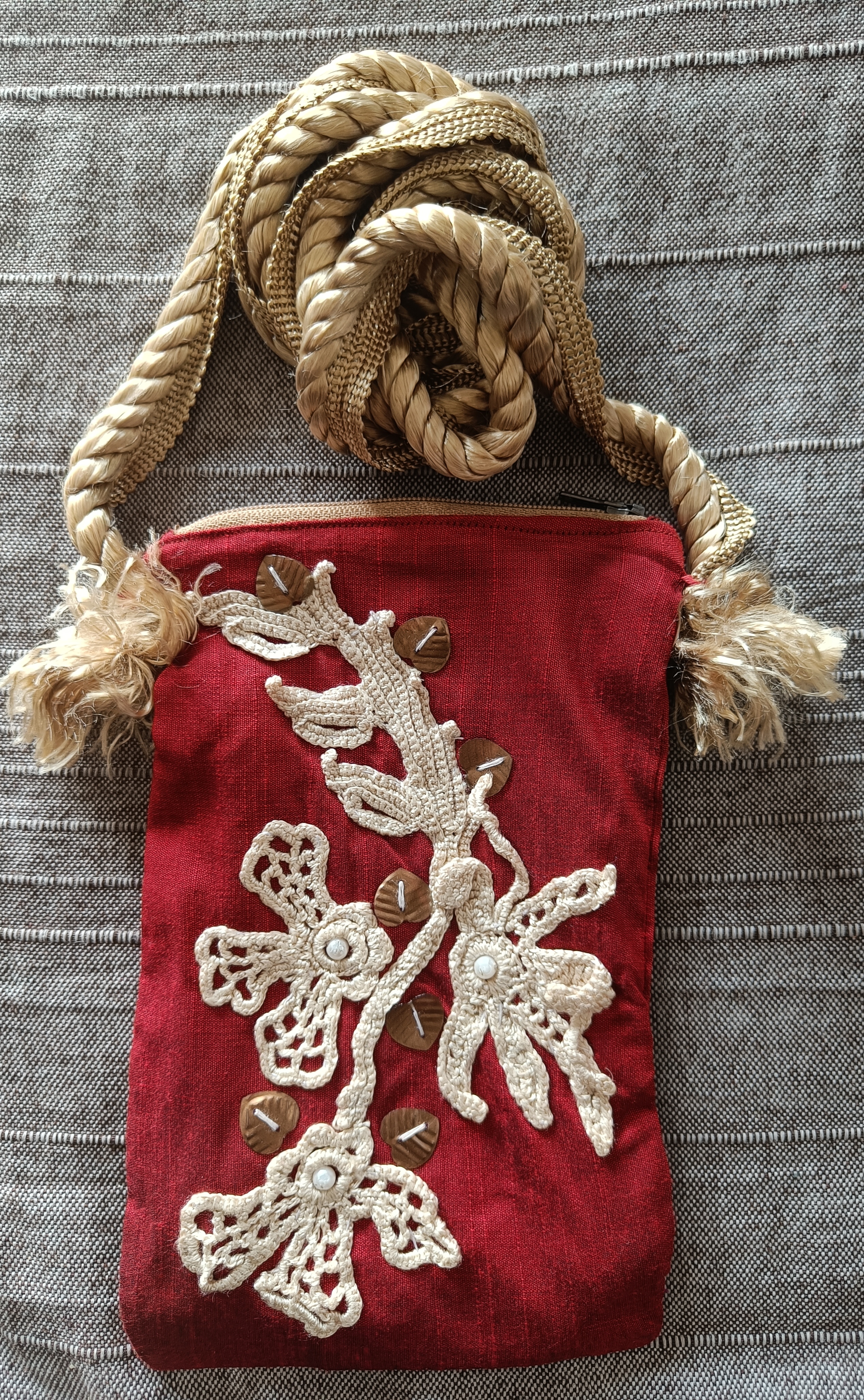 Handcrafted Mobile Pouch