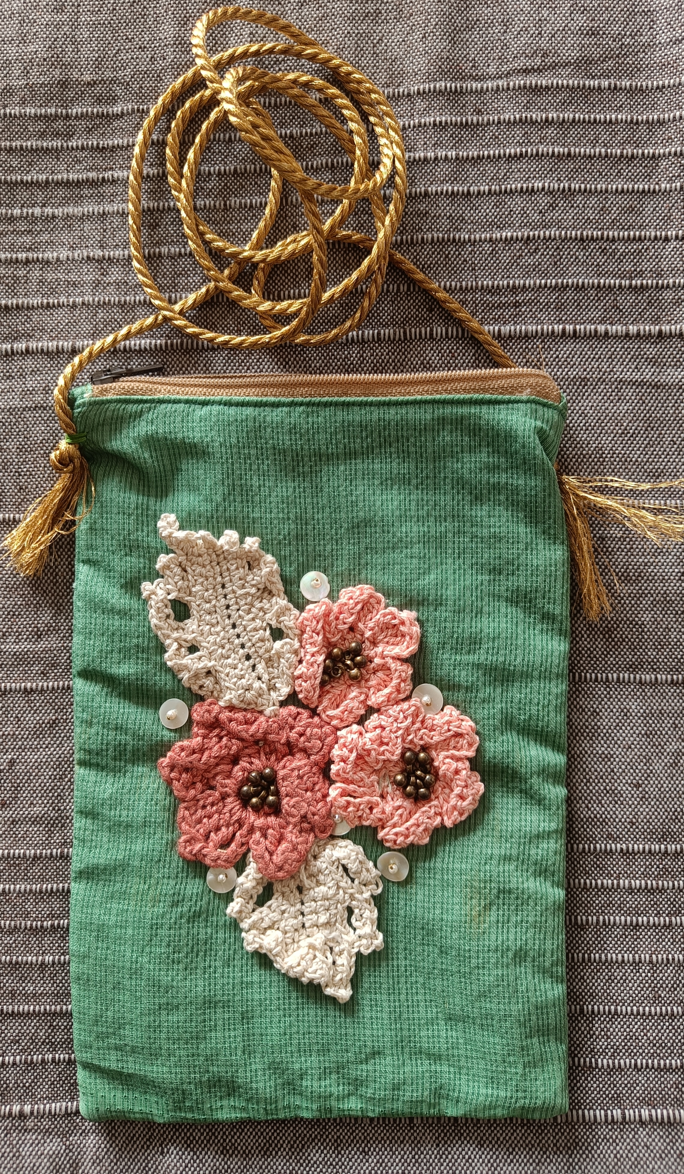 Handcrafted Mobile Pouch