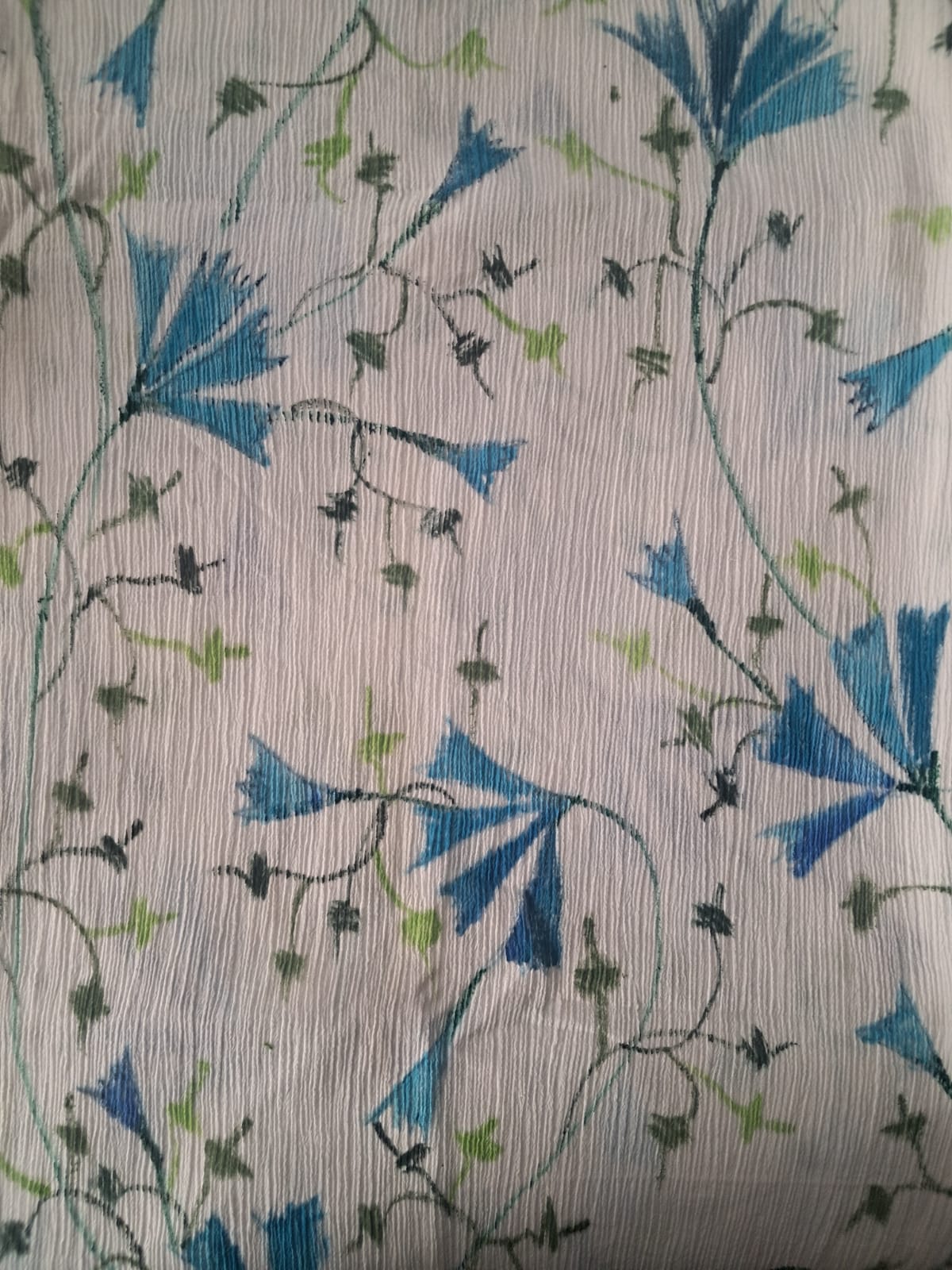 Hand Painted Seer sucker Dupatta (DSS661)