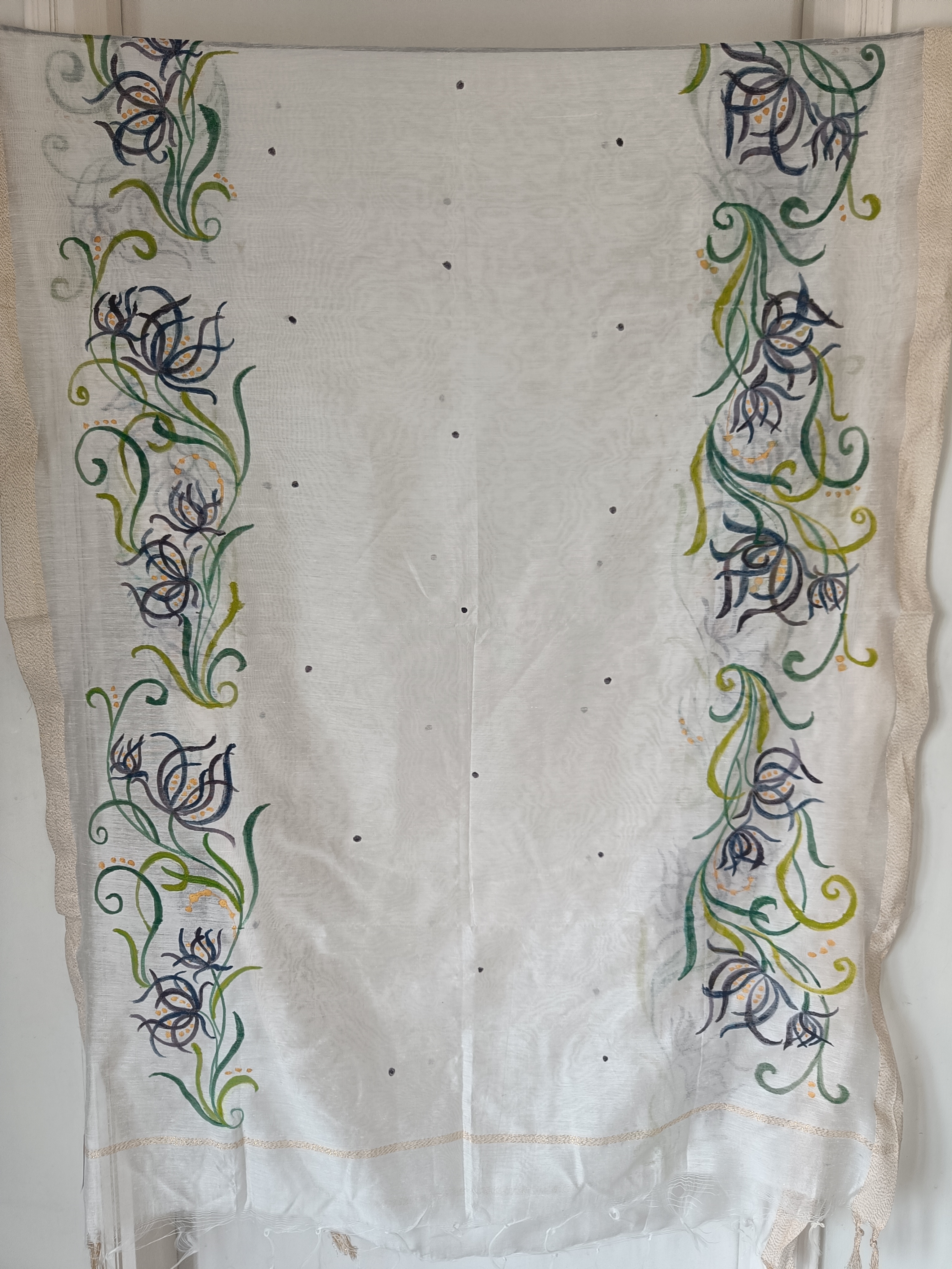 hand-painted Dupatta (DF741)