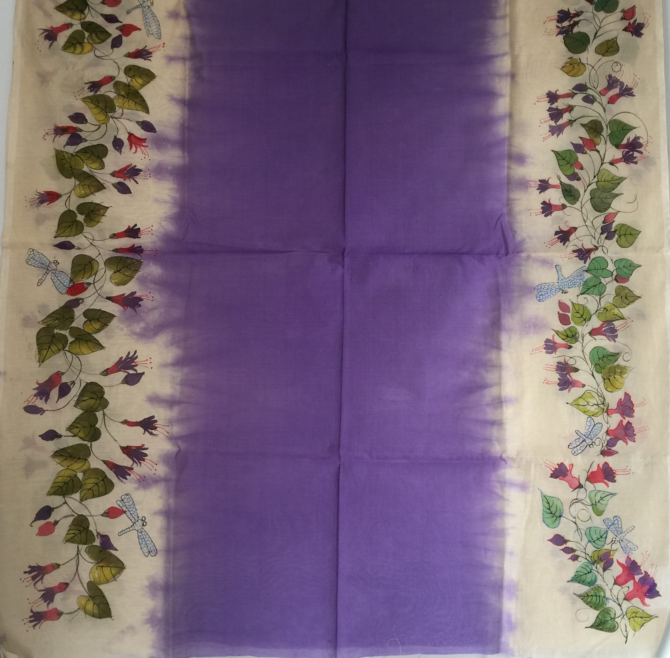 Handcrafted Painted Chanderi dupatta(DCH627)