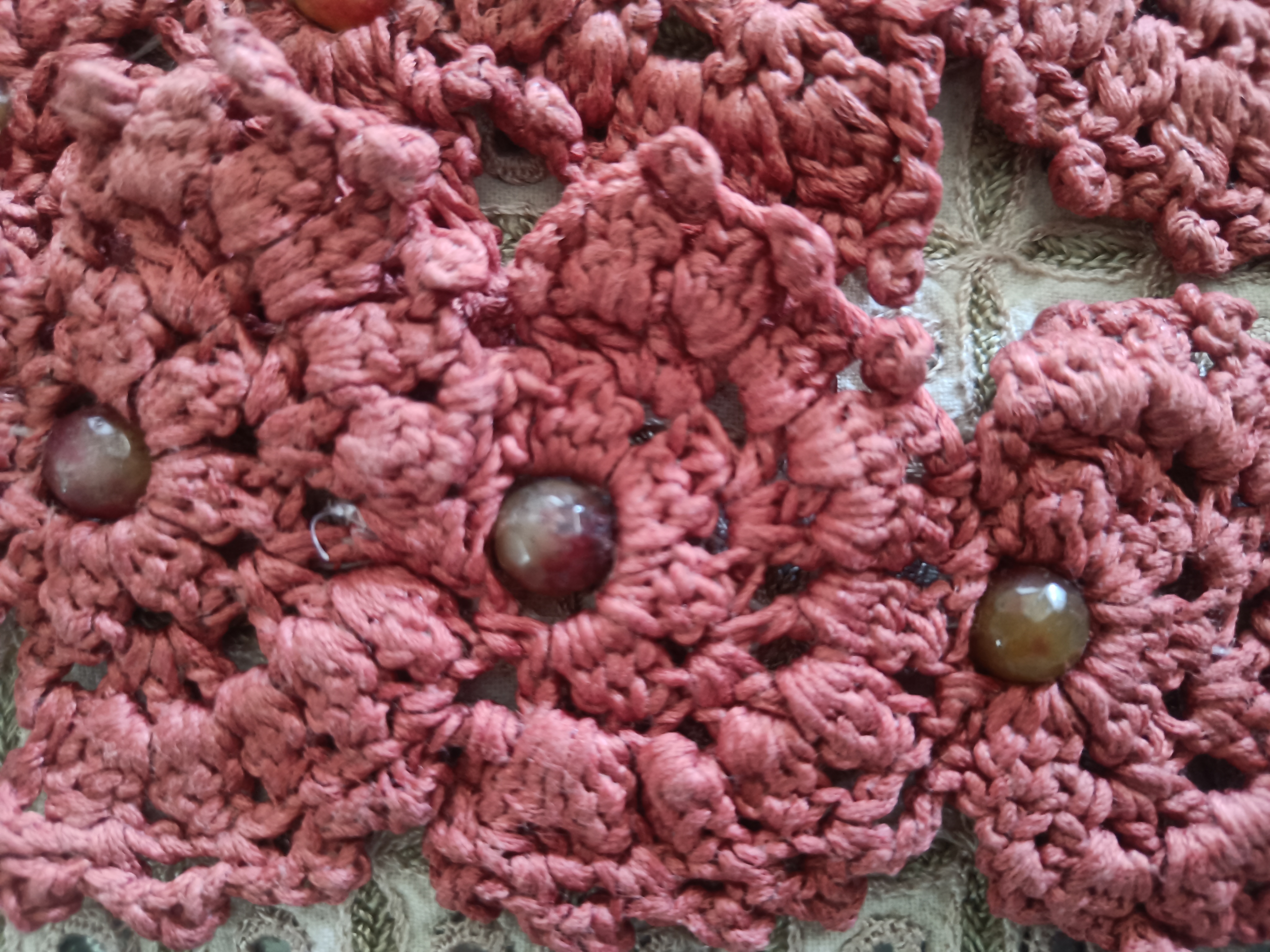 Handmade crochet Floral Belt A02