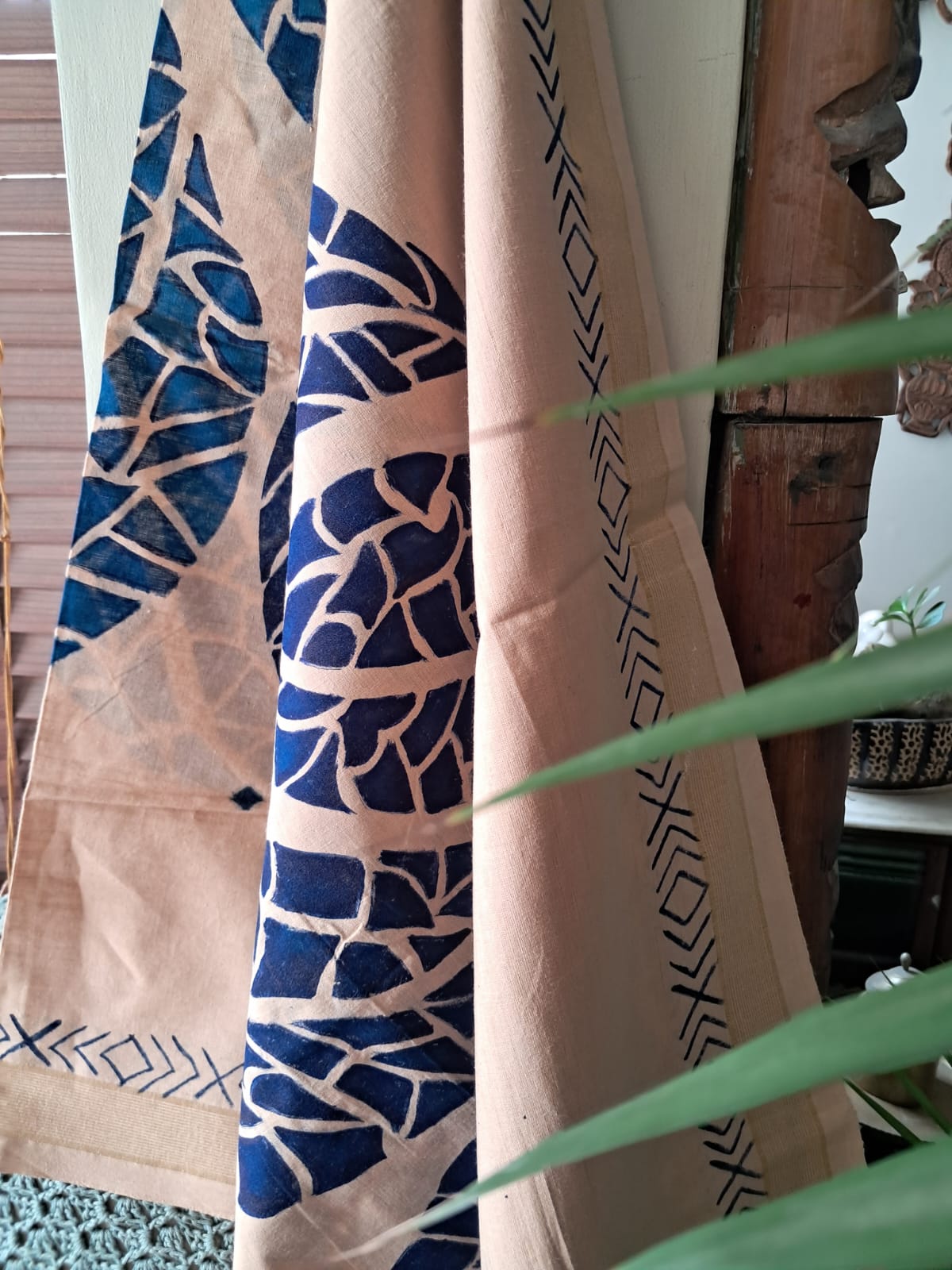 Cotton  hand-painted Dupatta (DC537)