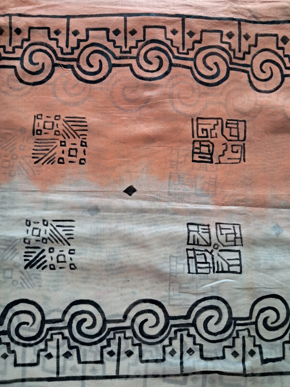 Painted Chanderi Dupatta (DCH530)