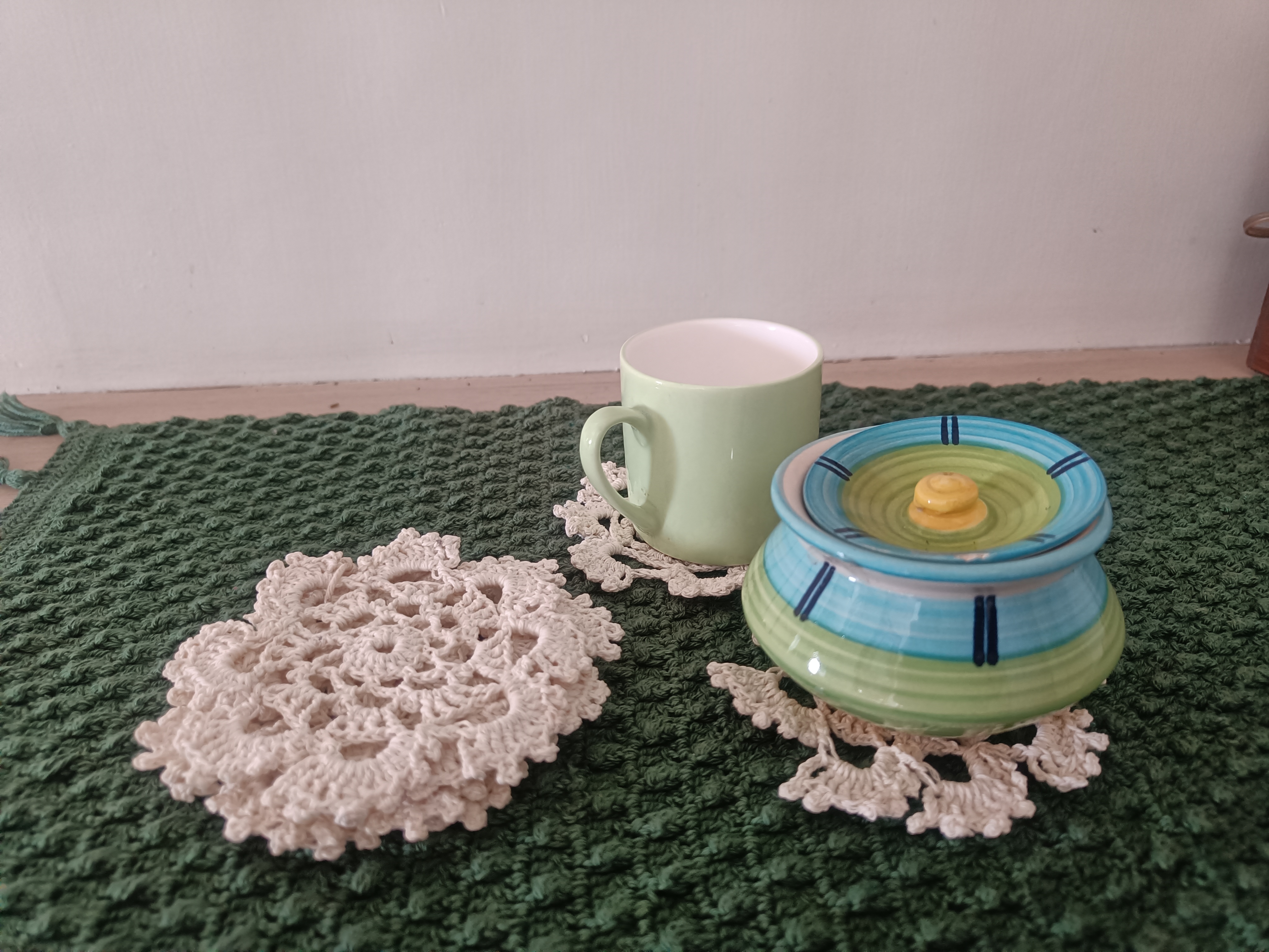 Handcrafted Set of 6 Crochet Coasters