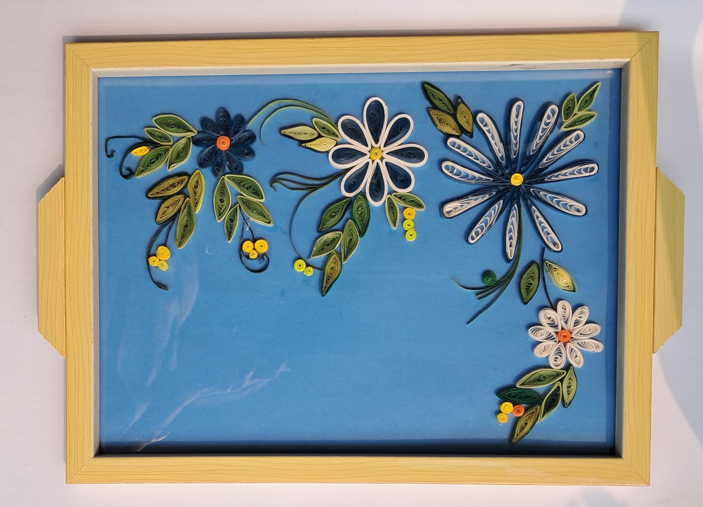 Handcrafted Quilling Tray Q08