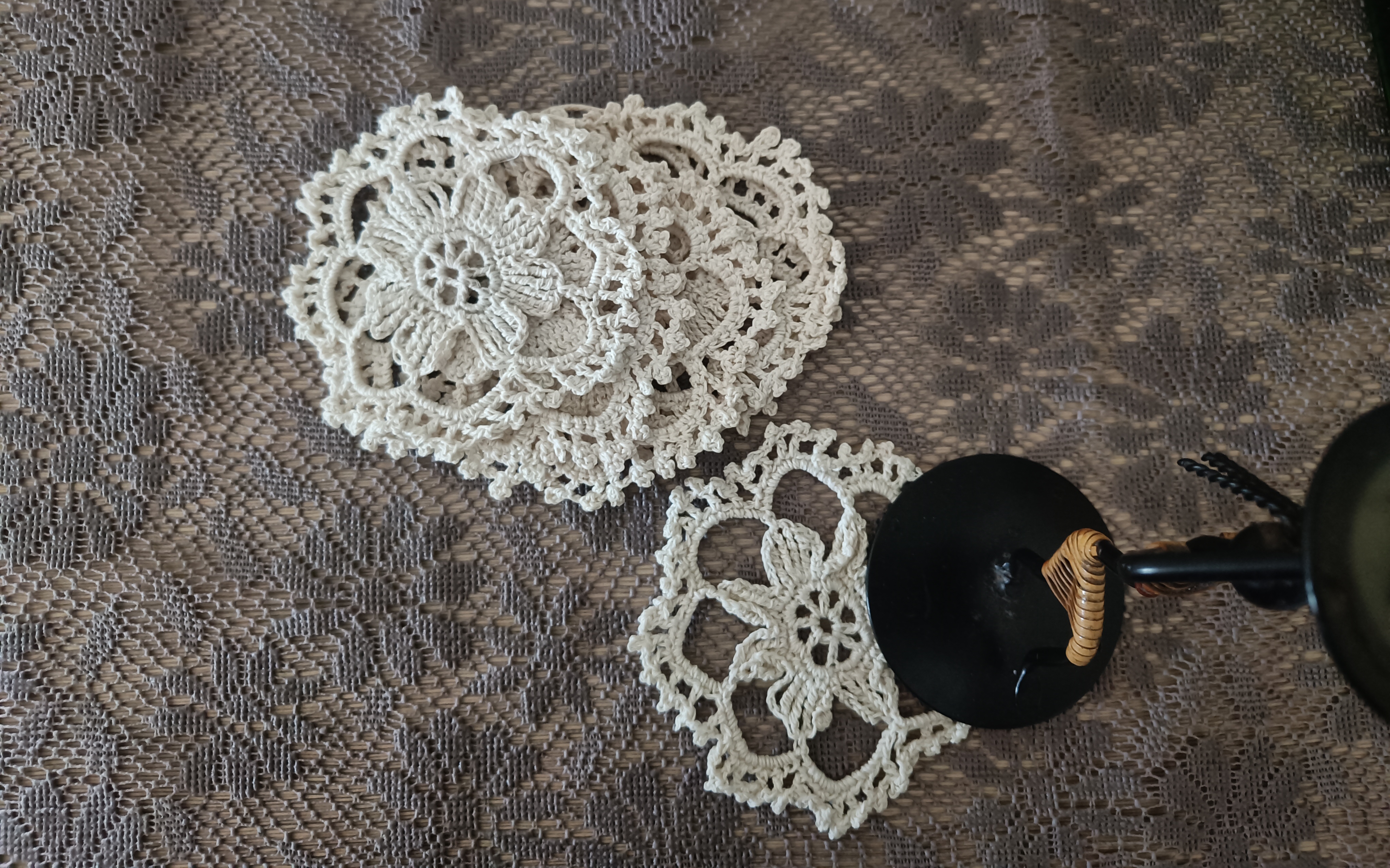 Handmade Set of 6 Crochet Coasters