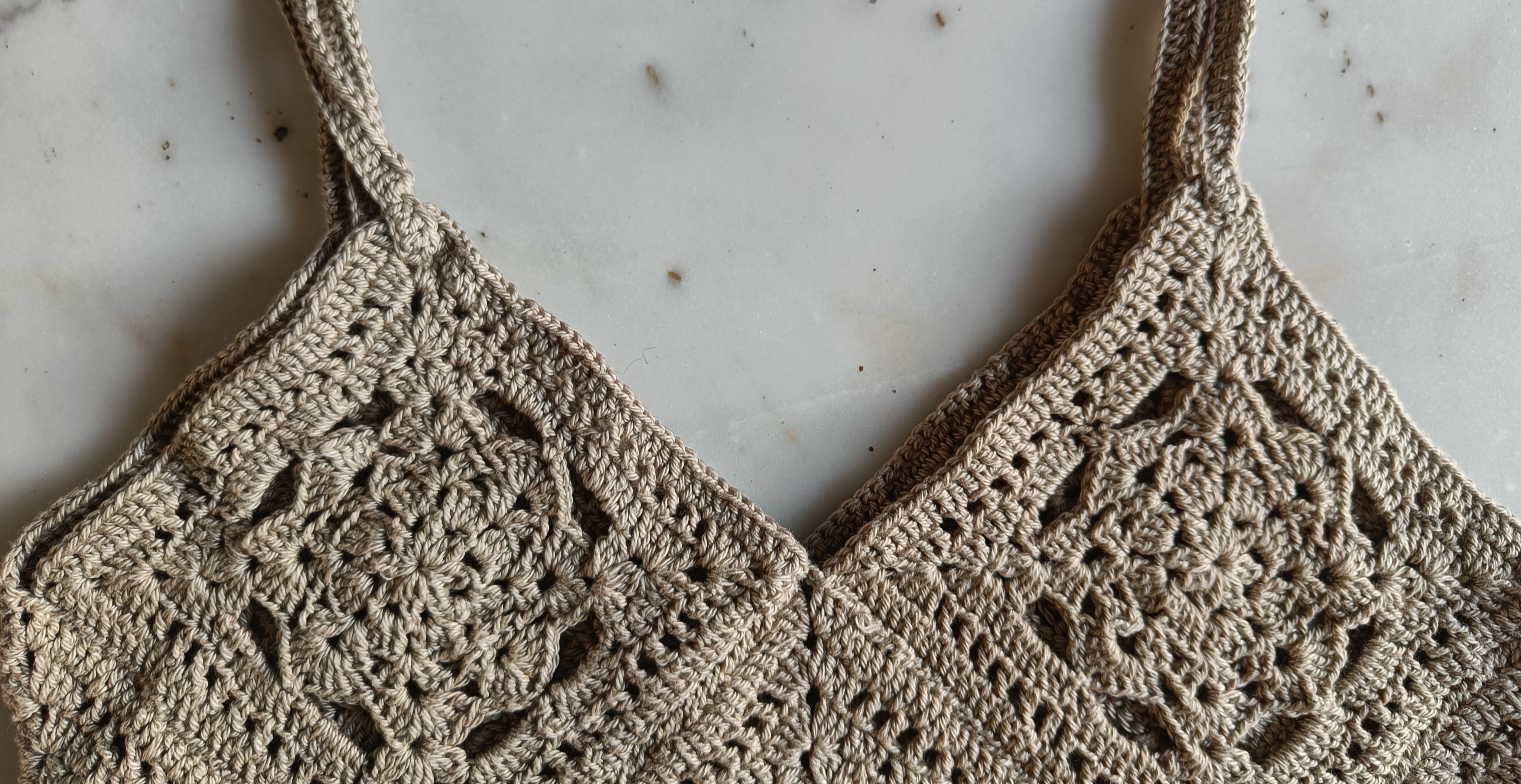 Handmade Crochet Crop Top  T08