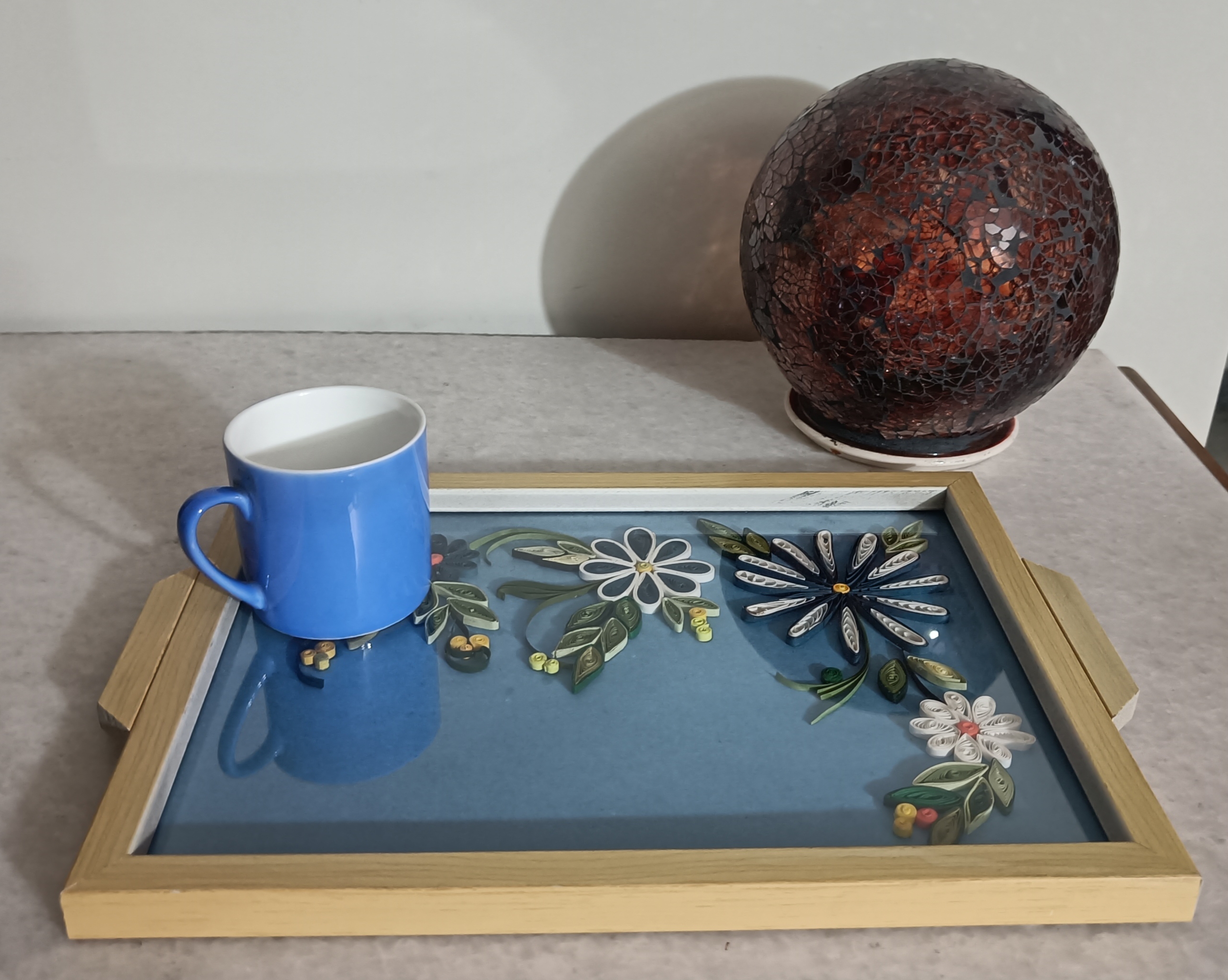 Handcrafted Quilling Tray Q08