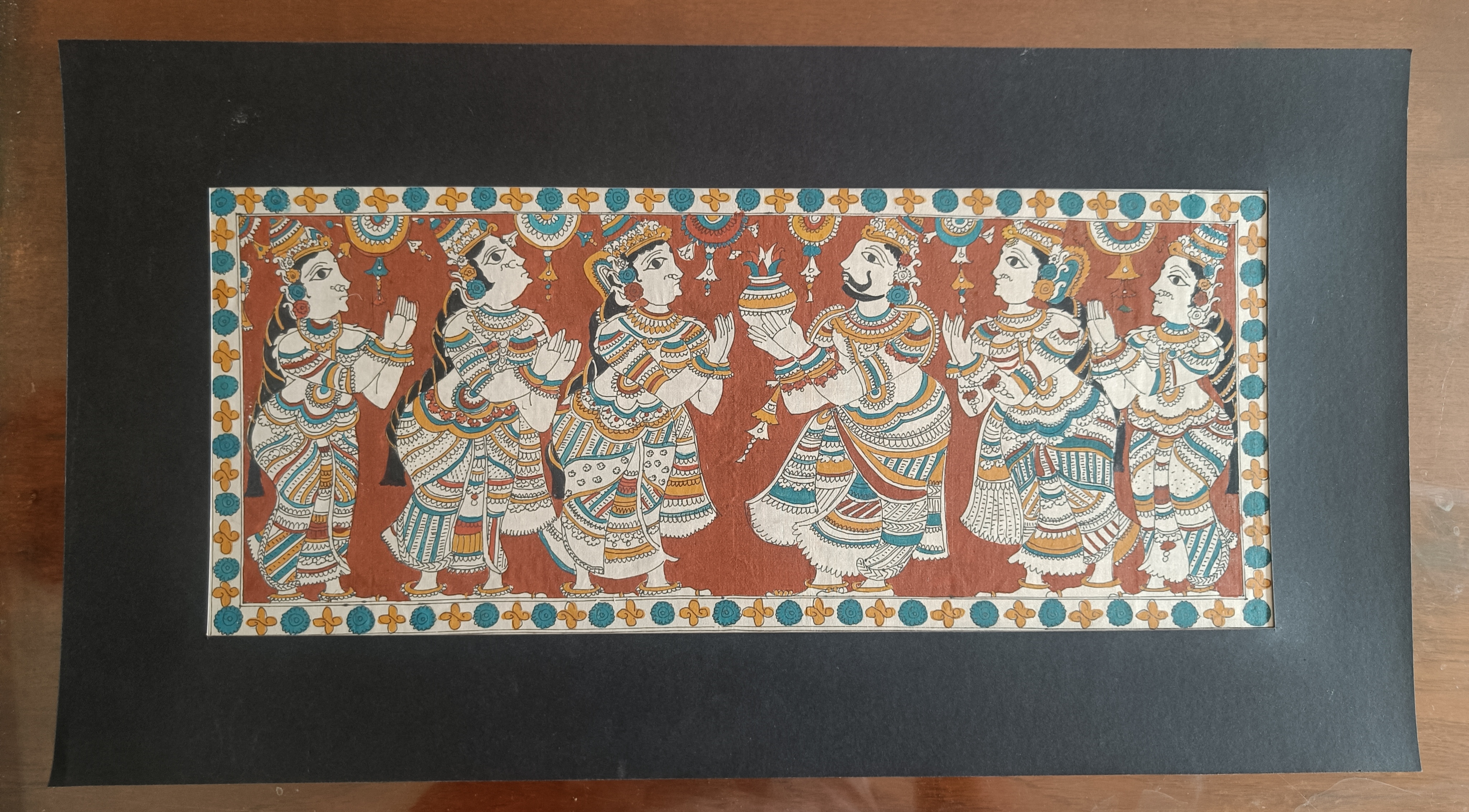Traditional Indian Kalamkari Painting (Unframed) PK050