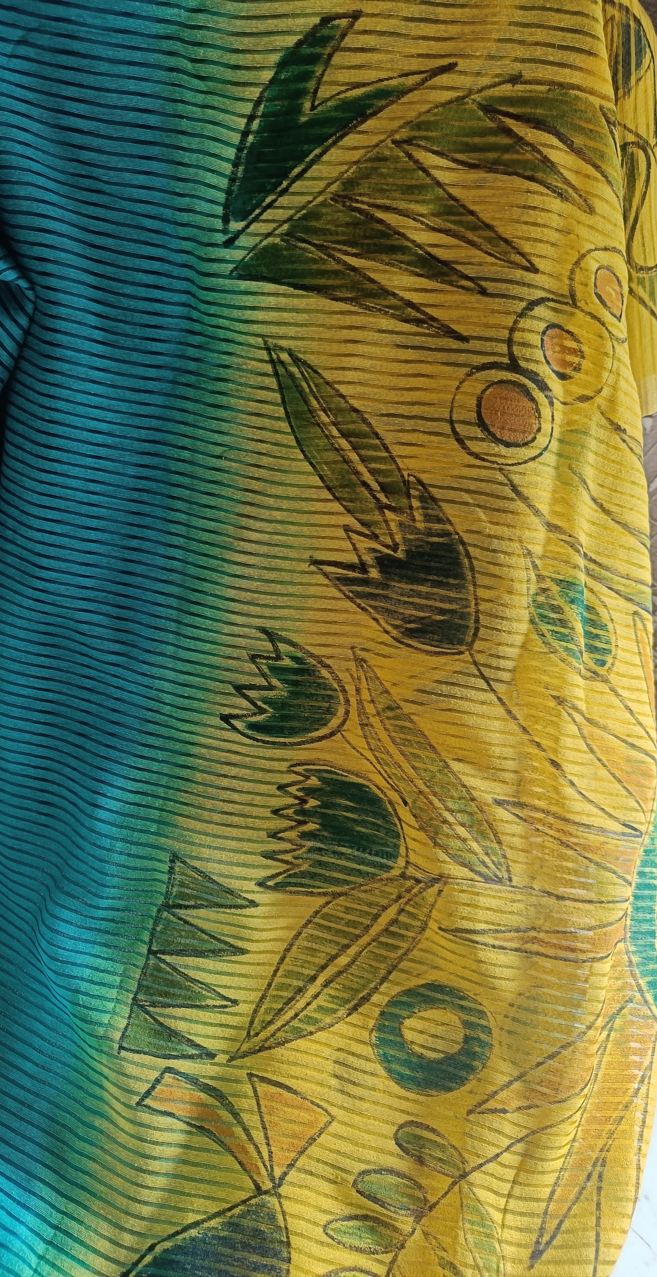 Hand painted Dupatta (DF659)