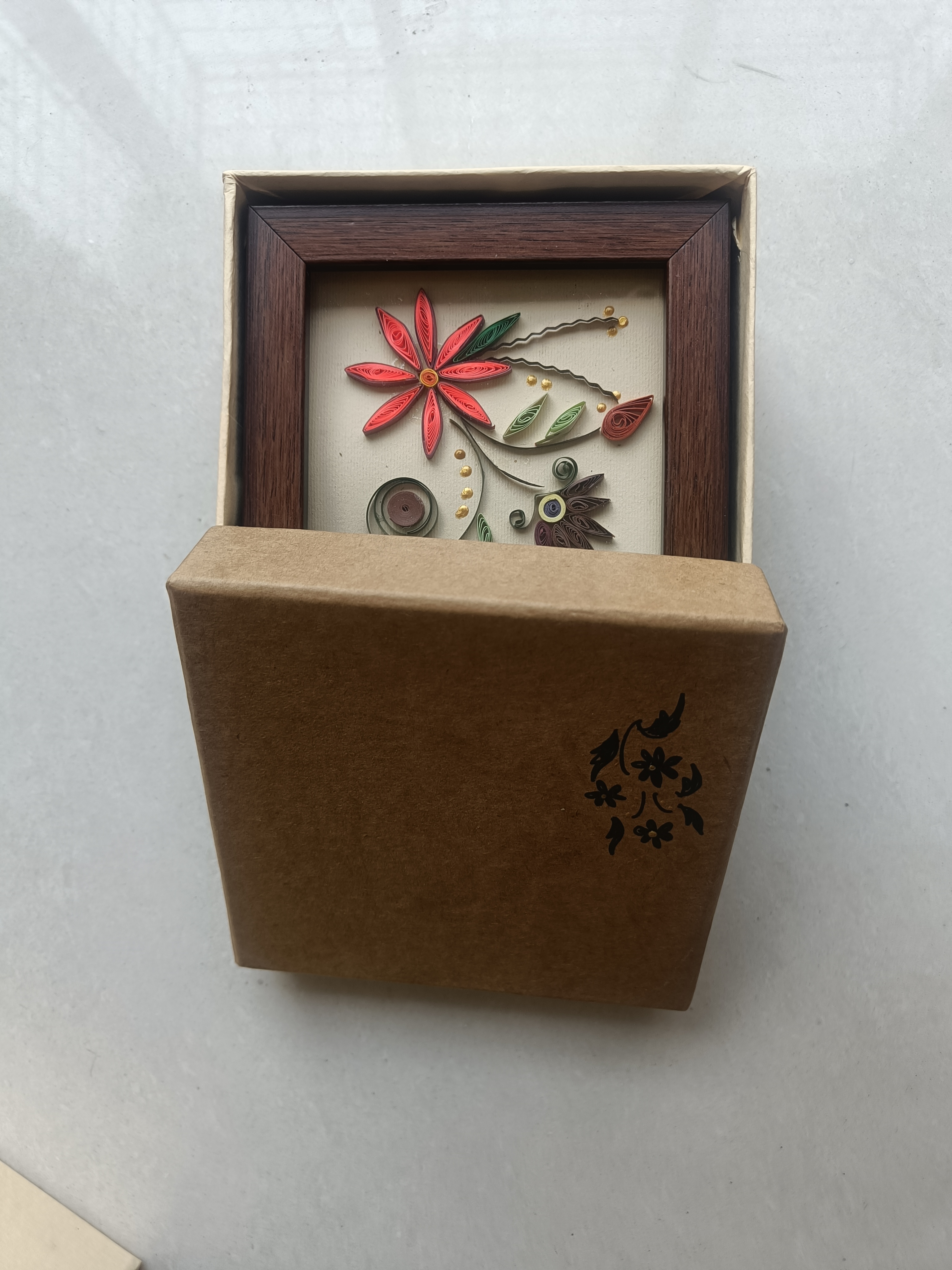 Handcrafted Quilling Flower ArtWork