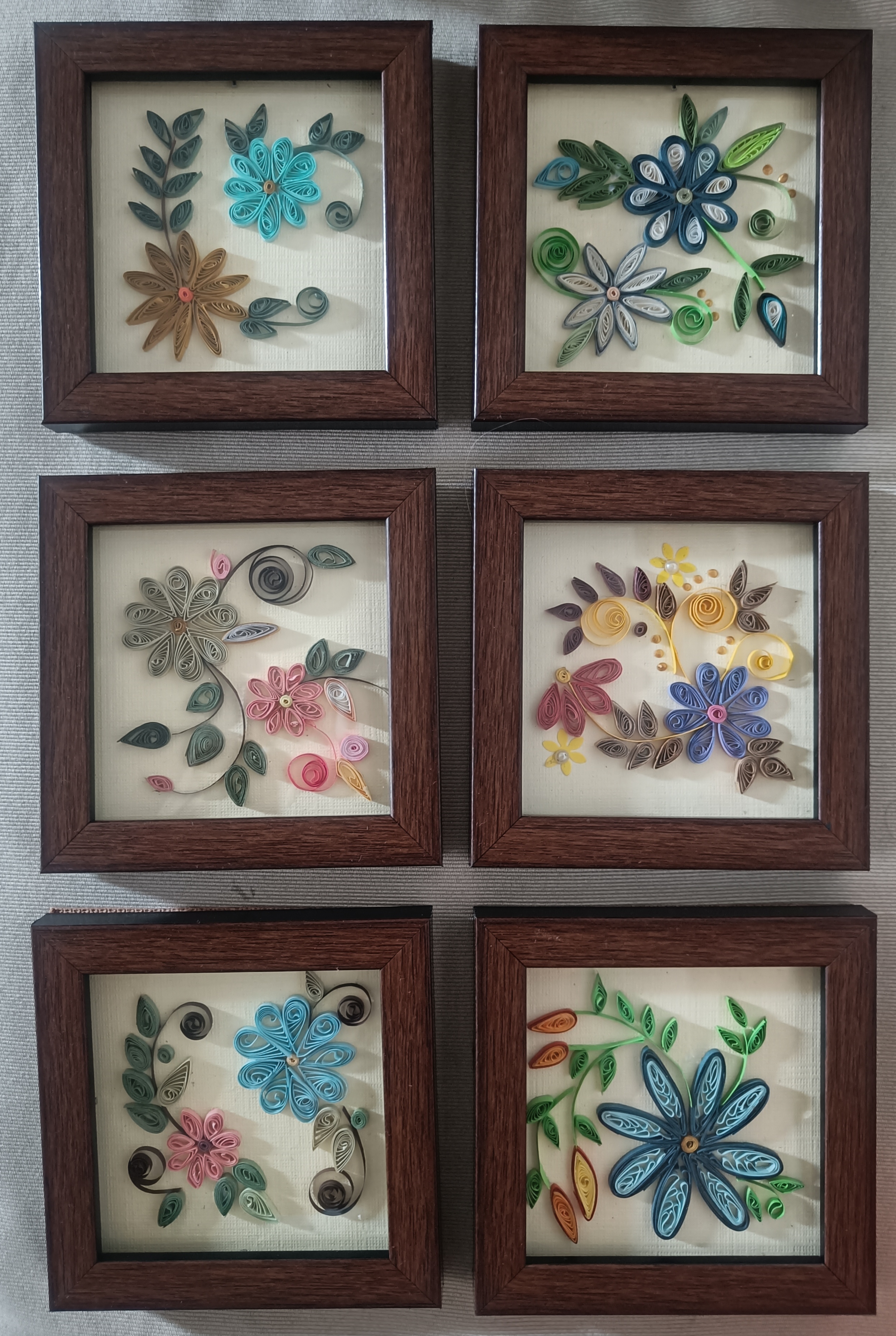 Handmade Quilled Art Frames