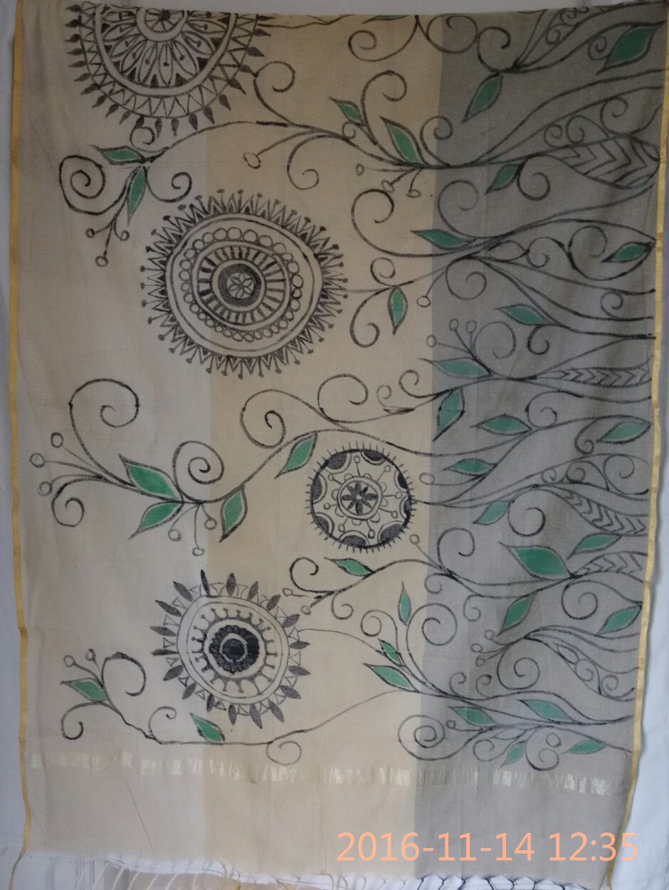 Hand-painted fancy Dupatta (DF613)