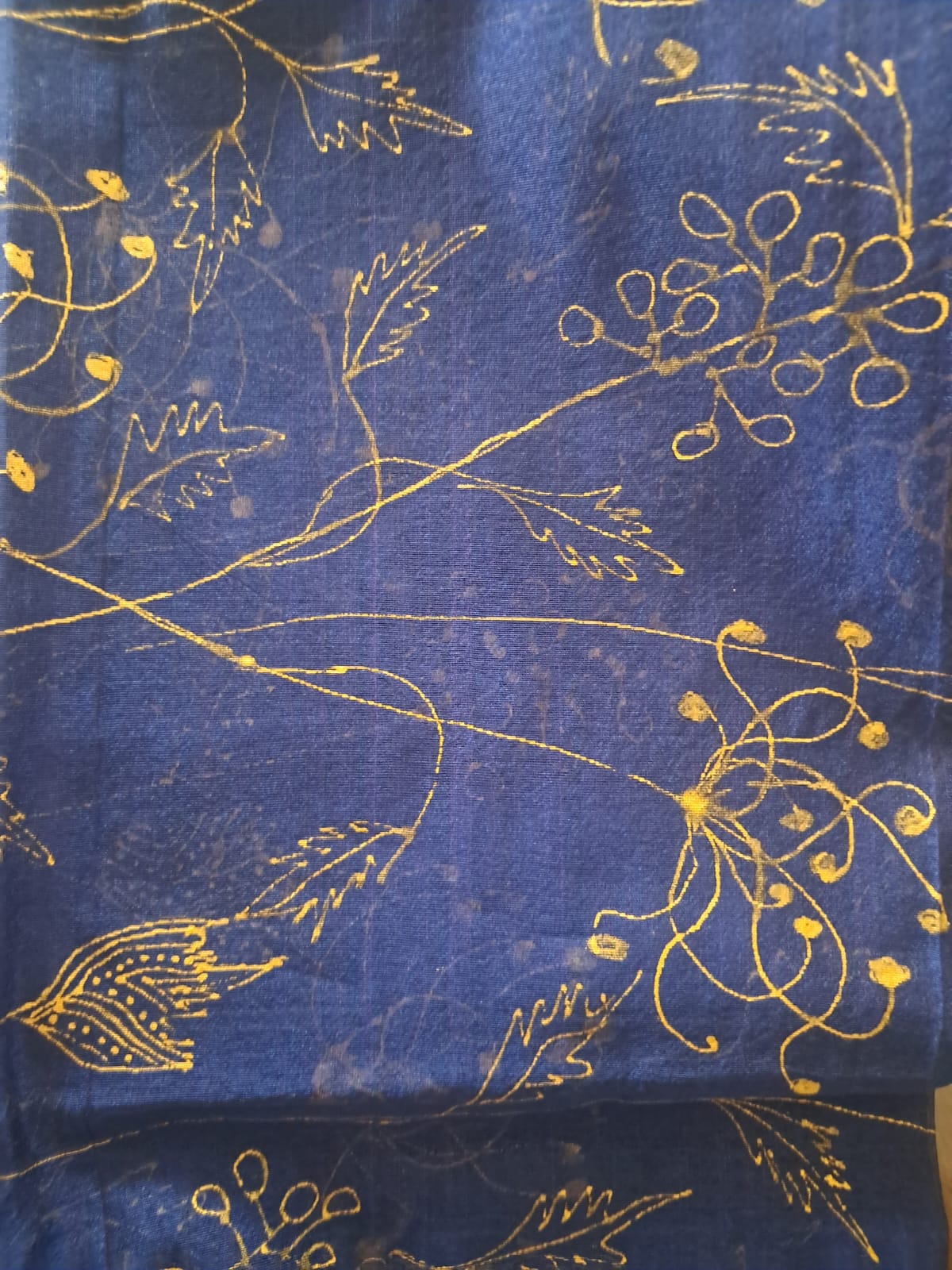 fancy navy blue dupatta (DF662)