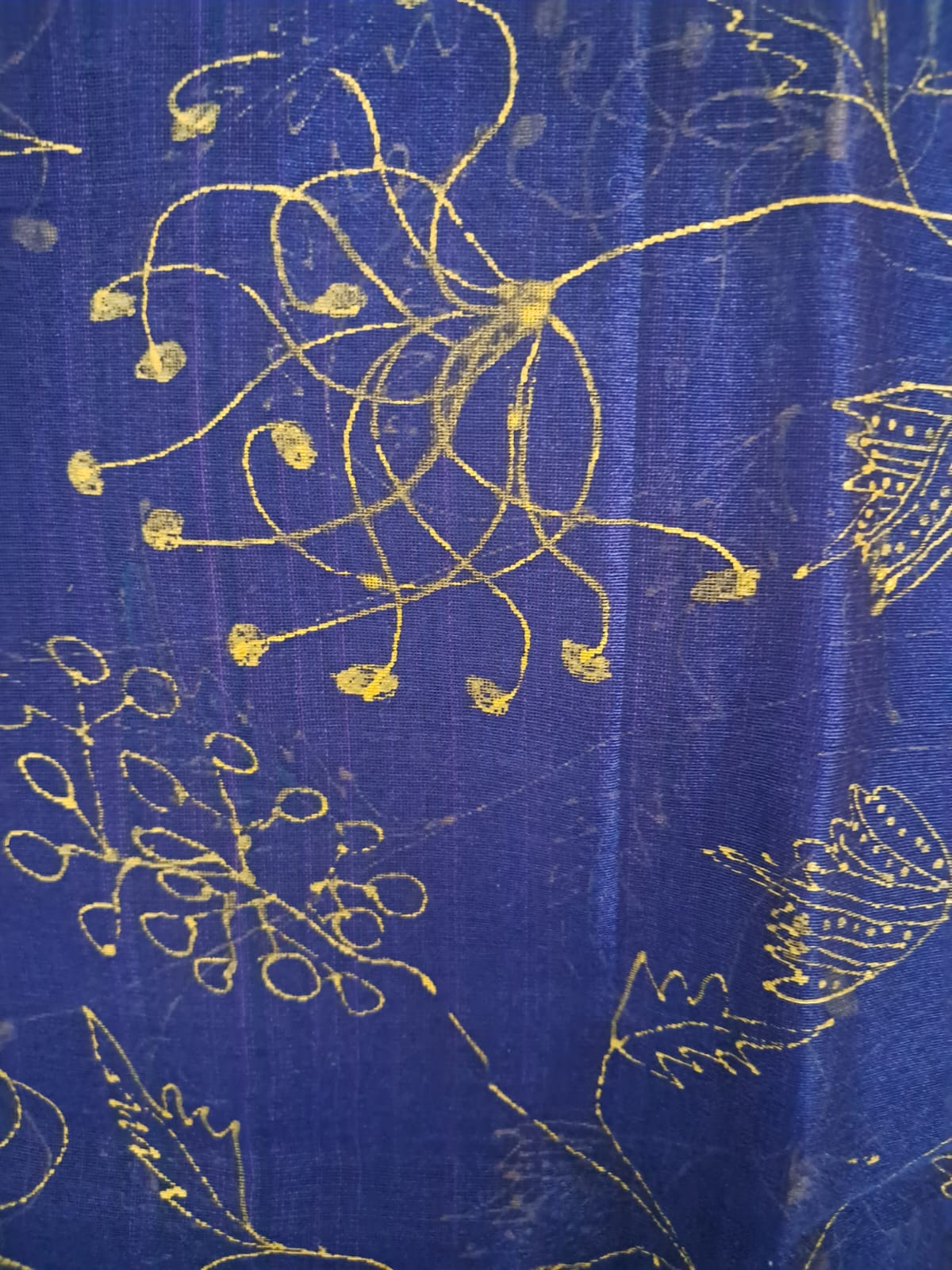 fancy navy blue dupatta (DF662)