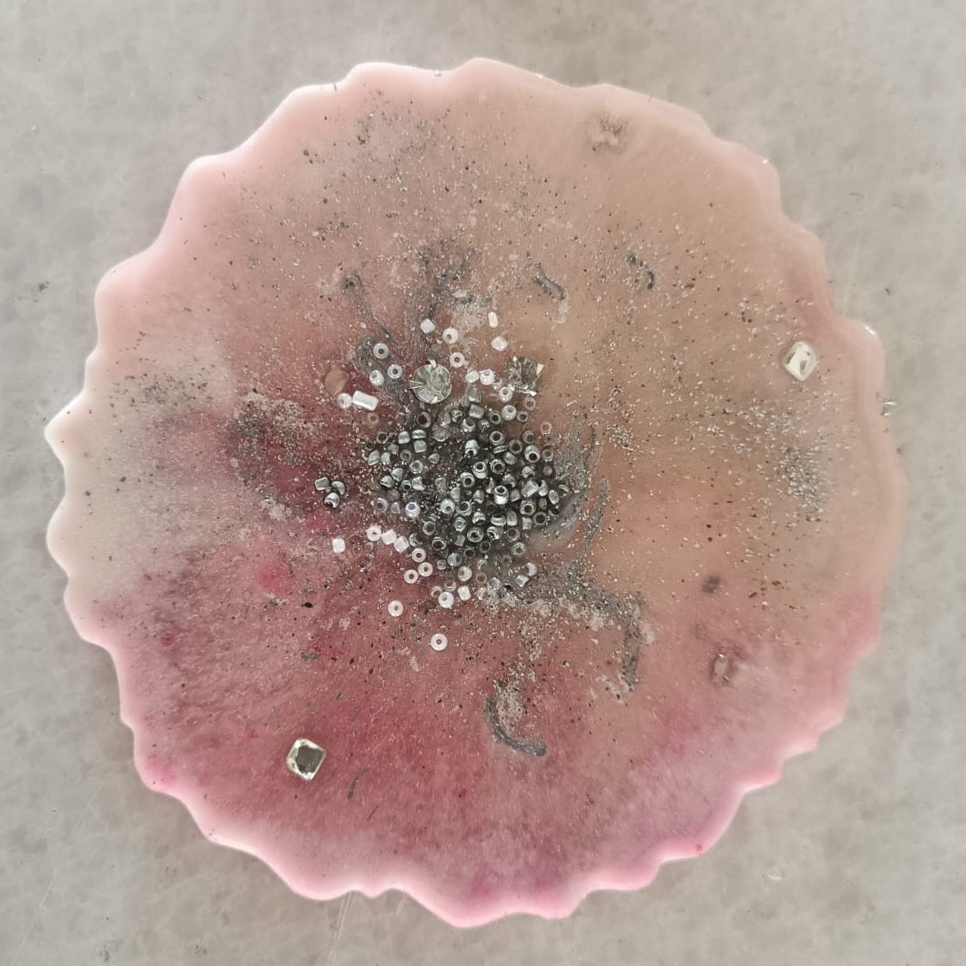 Set of 6 Handcrafted Resin Coaster R15