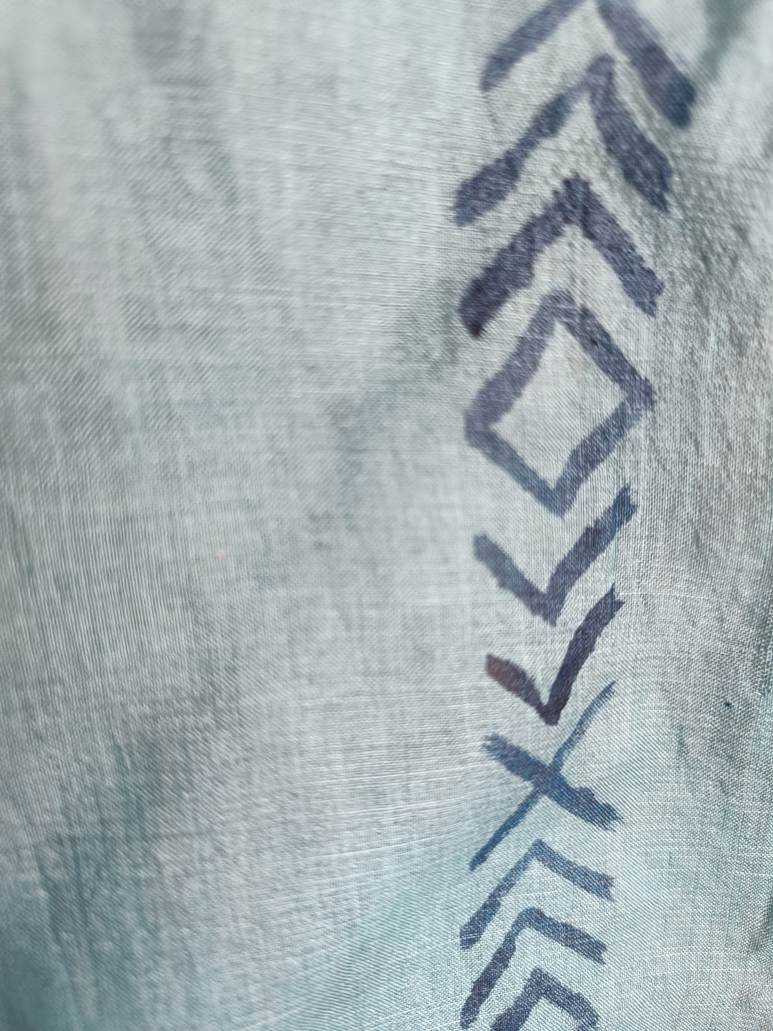 Hand-Painted Silk Stole TS100