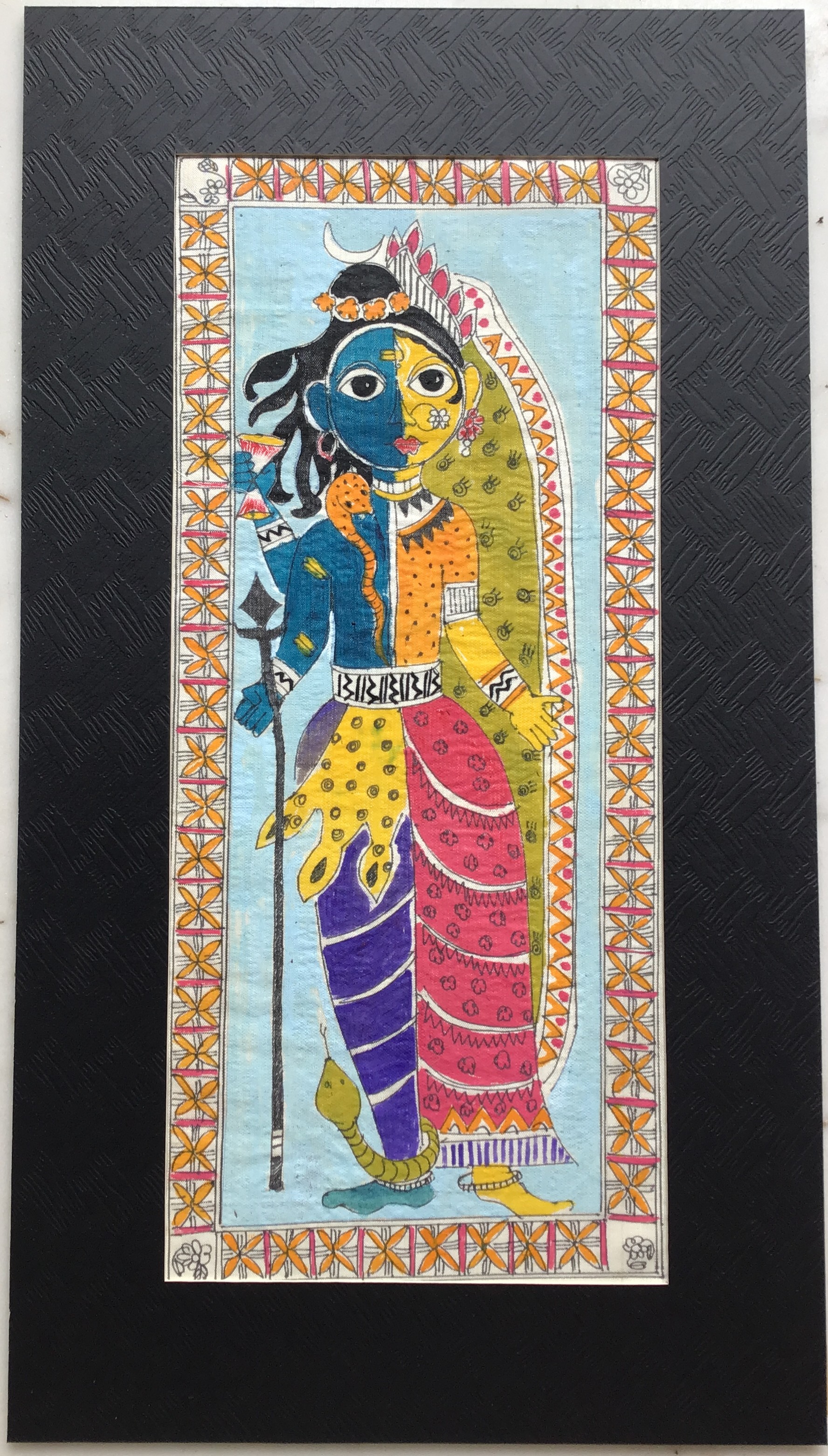 Hand-painted Madhubani Art