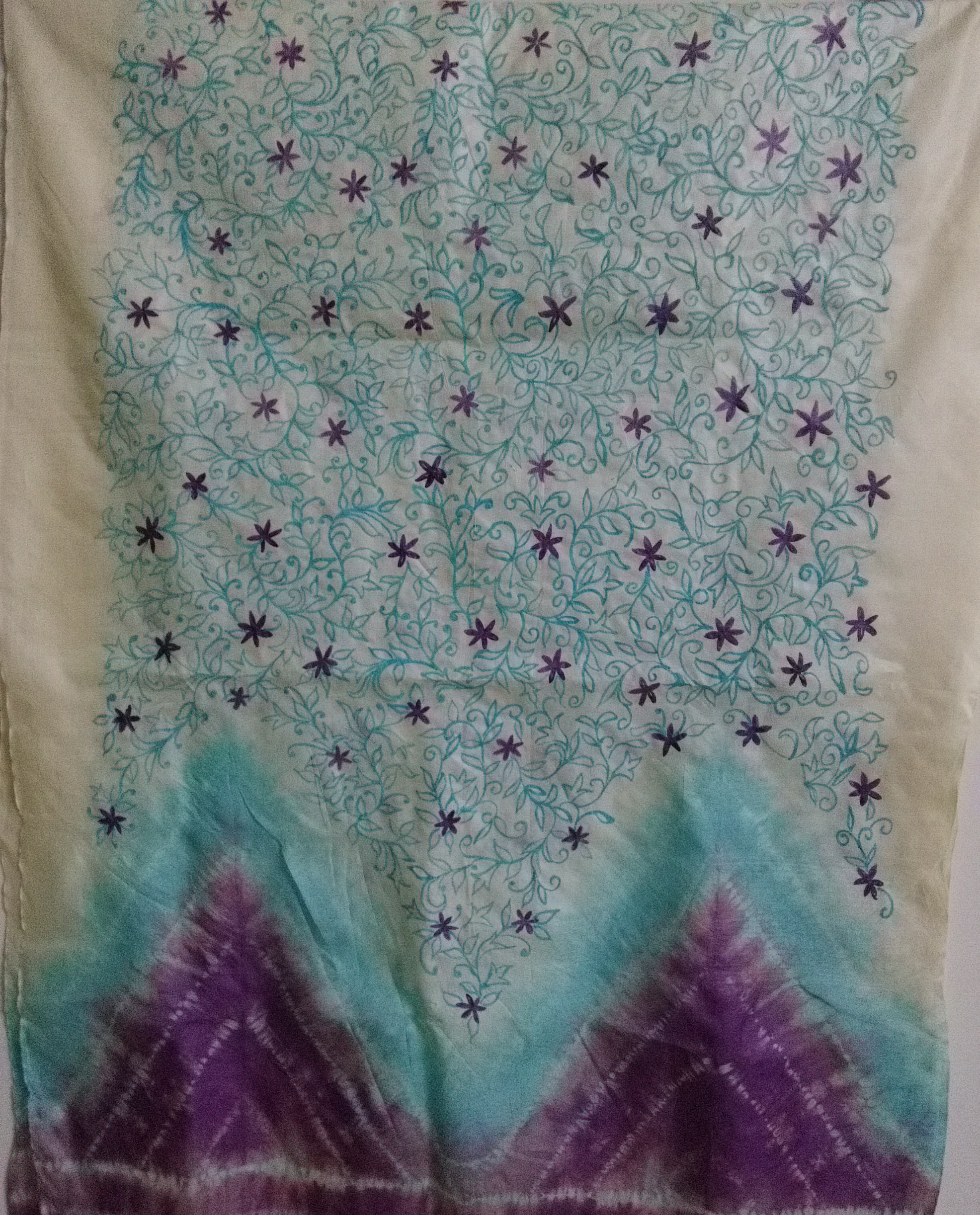 Handcrafted Silk Dupatta (DS635)
