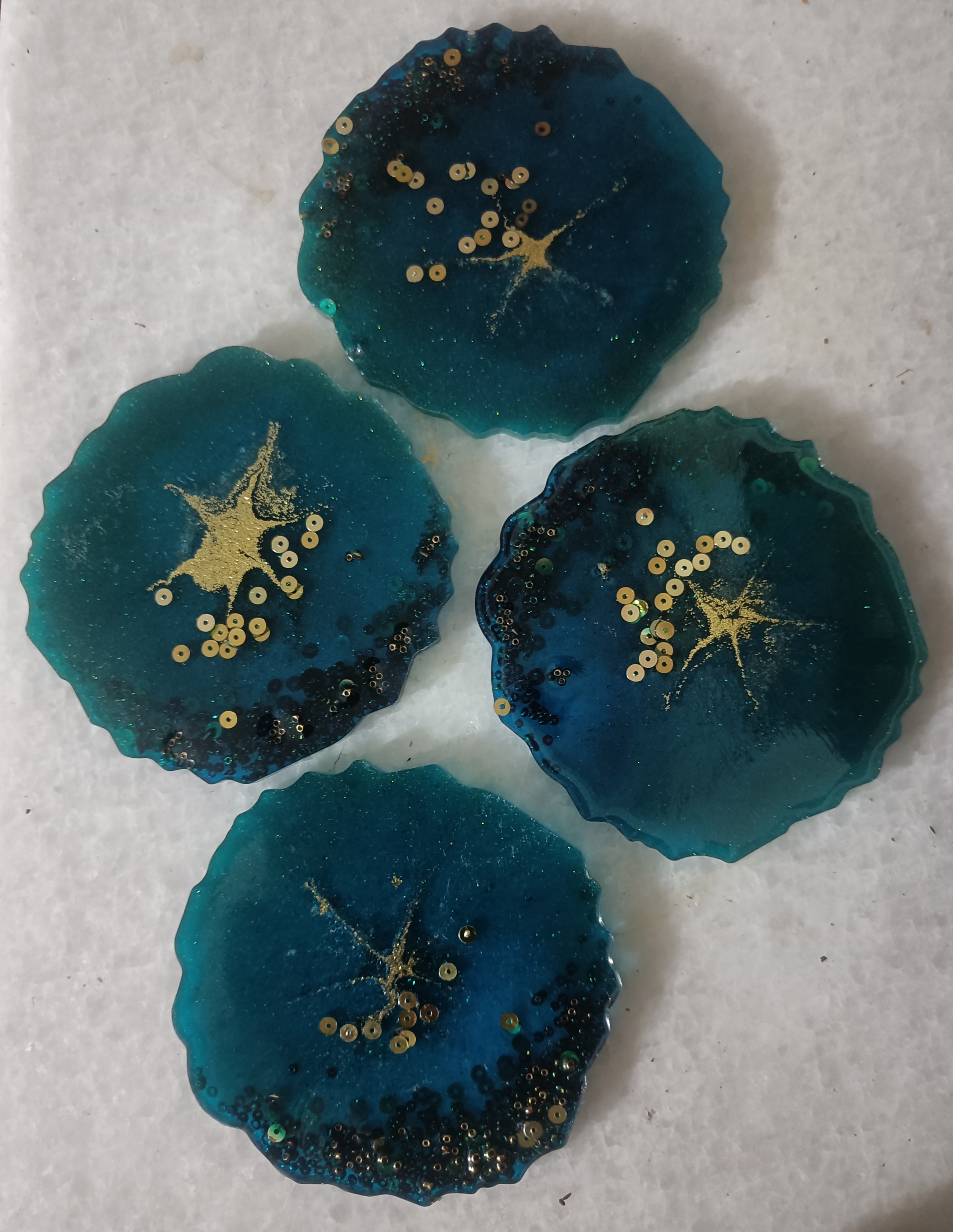 Handcrafted Resin Coasters R29