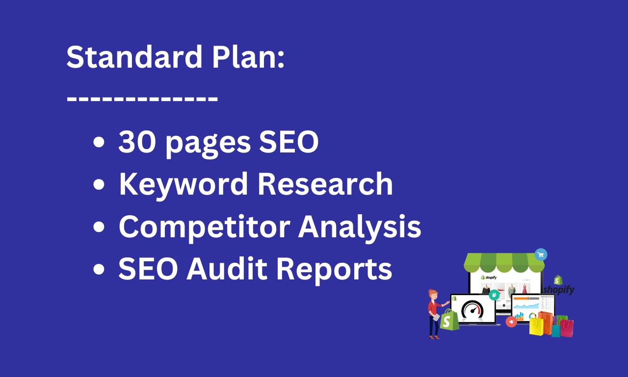 I will do shopify seo optimization for 1st page ranking on google