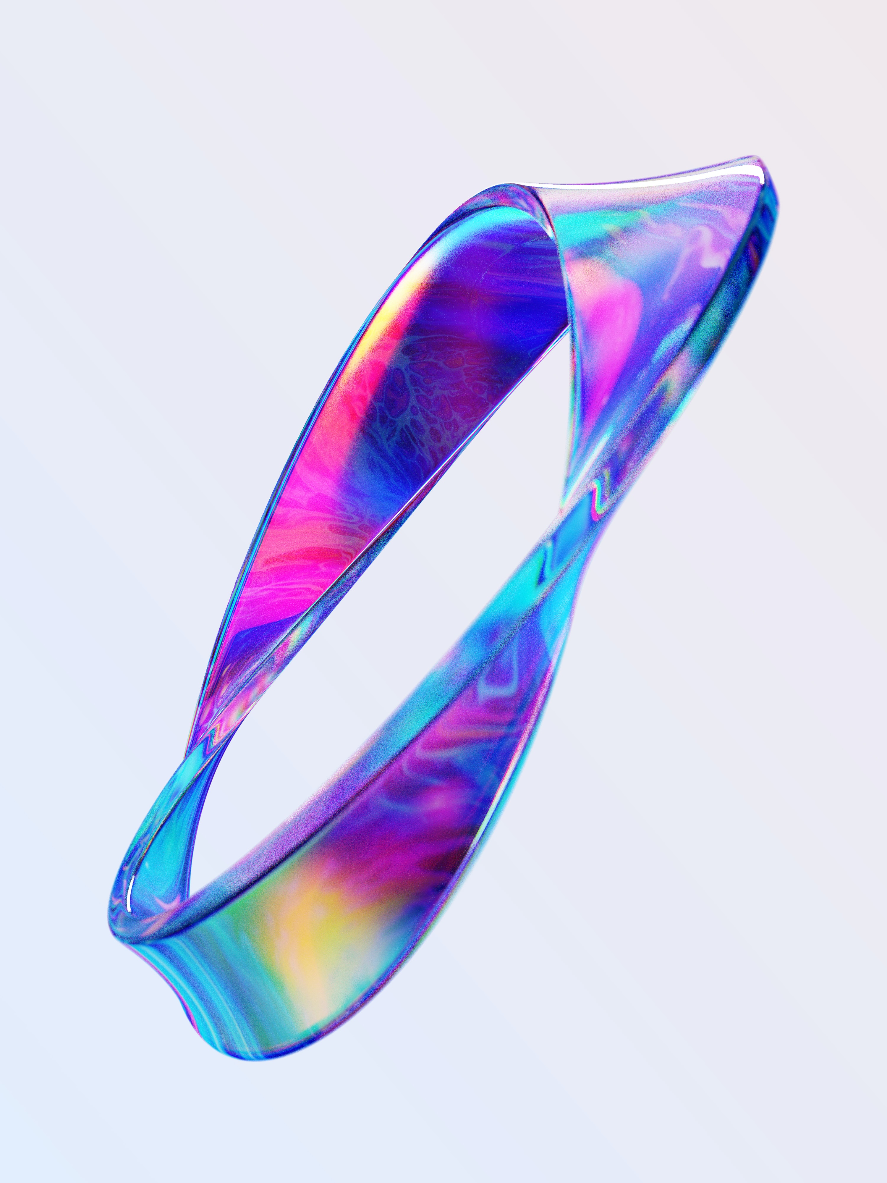 Holographic Infinity Loop Sculpture