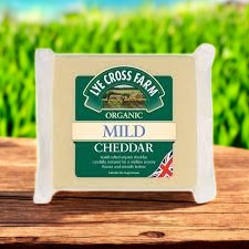 Organic Mild Mature Cheddar 245g