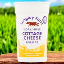Longley Farm Cottage Cheese&Pineapple 10oz