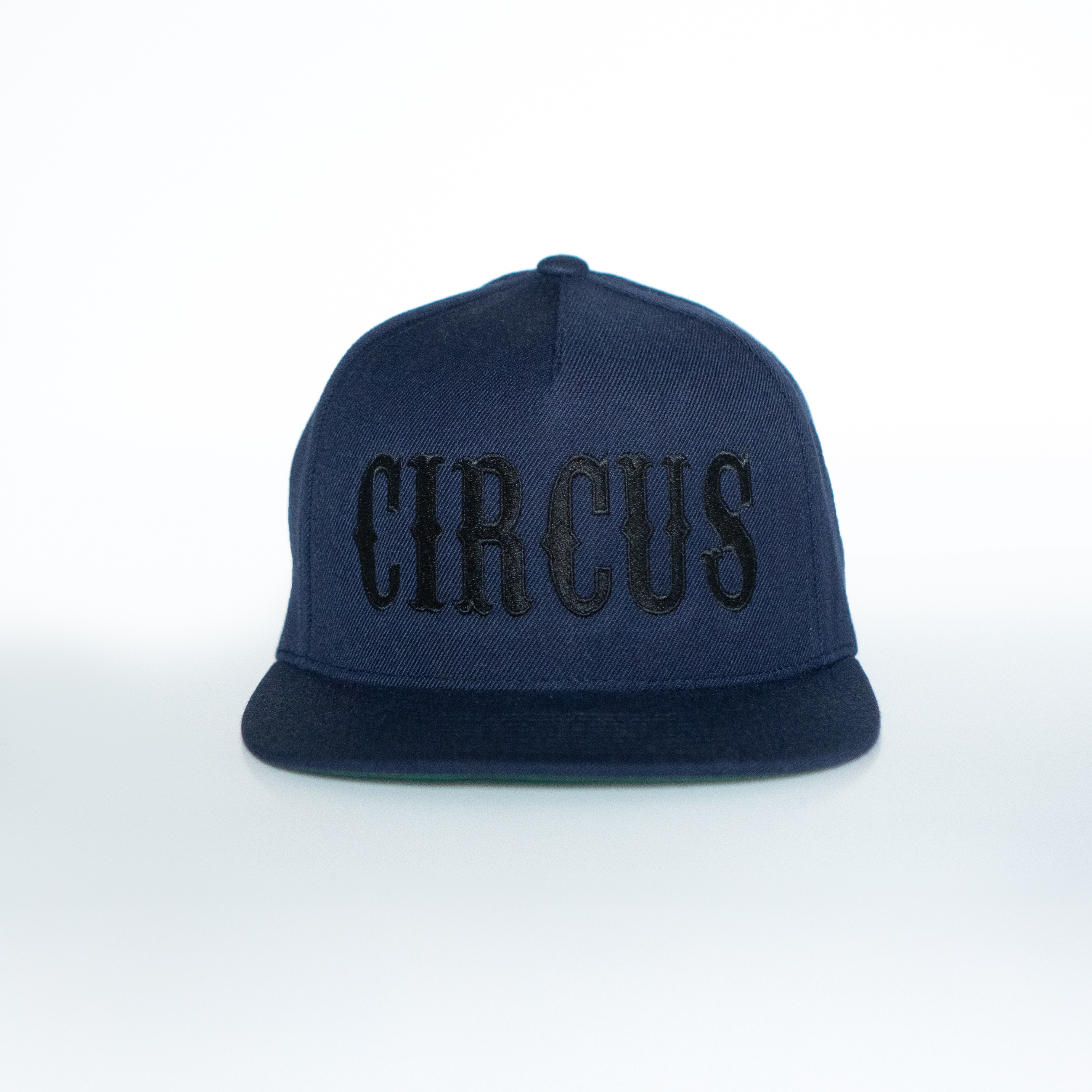 Circus Cap (Navy Blue) - Black Lettering