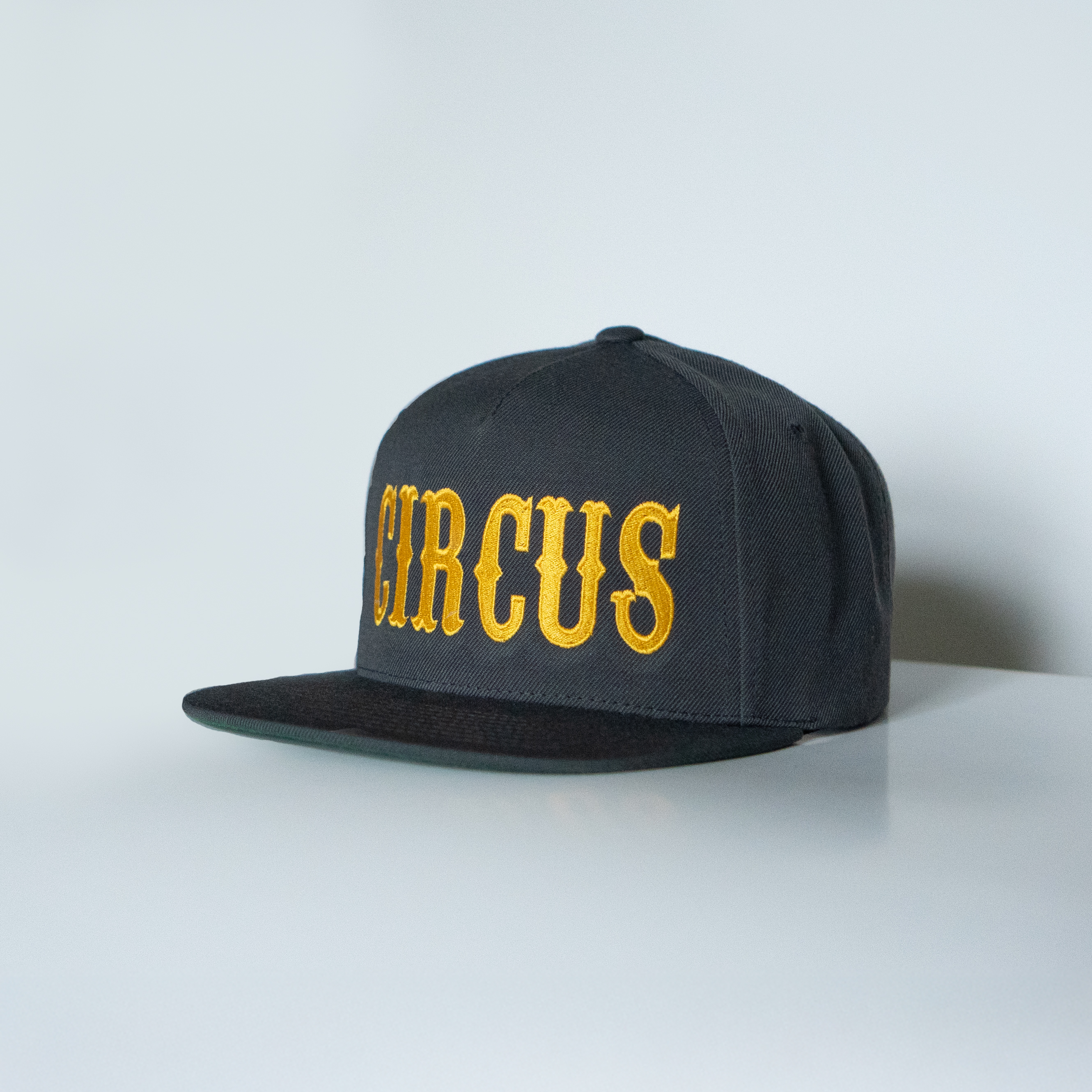 Circus Cap (Grey) - Gold Lettering