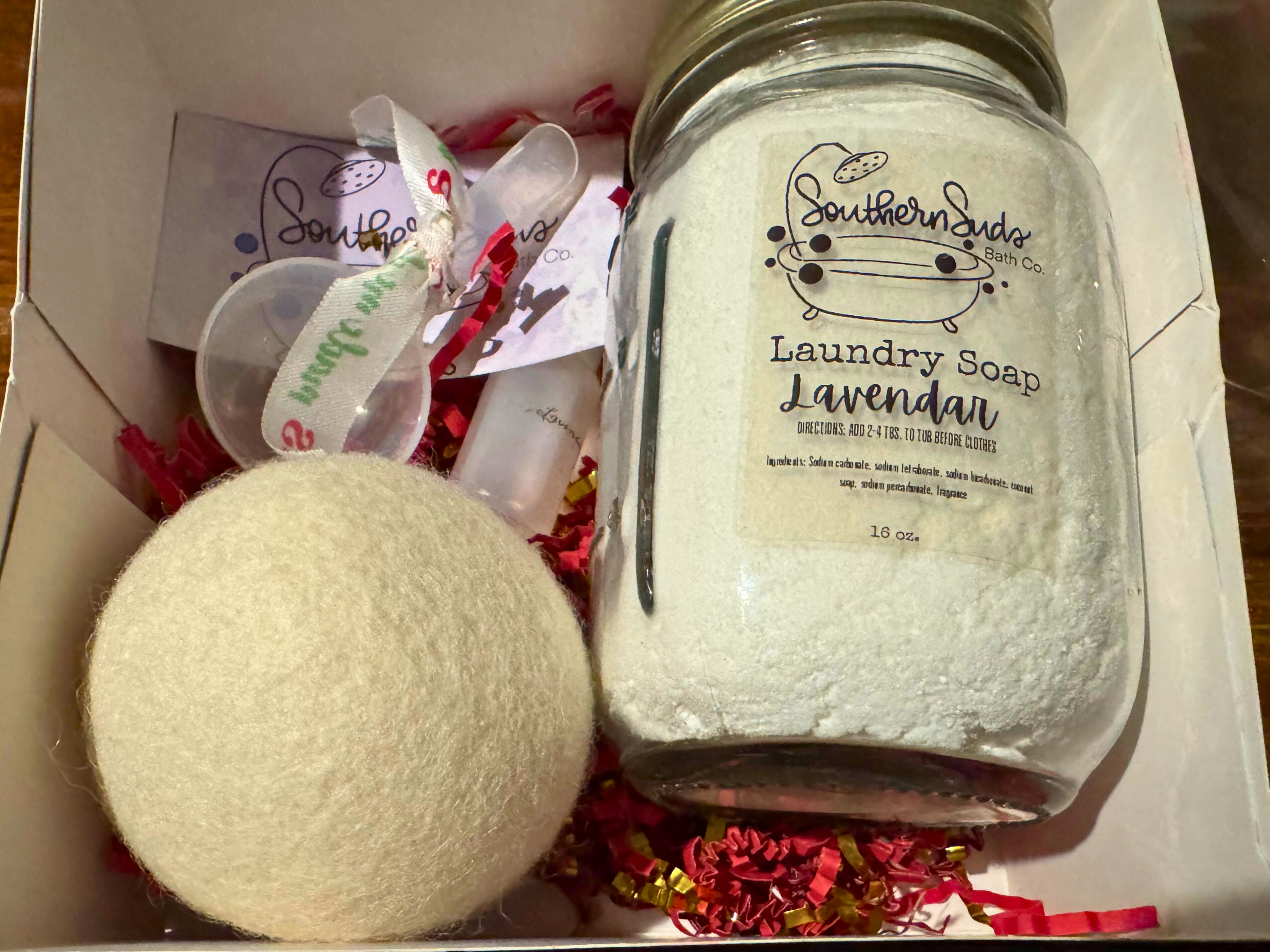 Lavender Laundry Care Gift Box