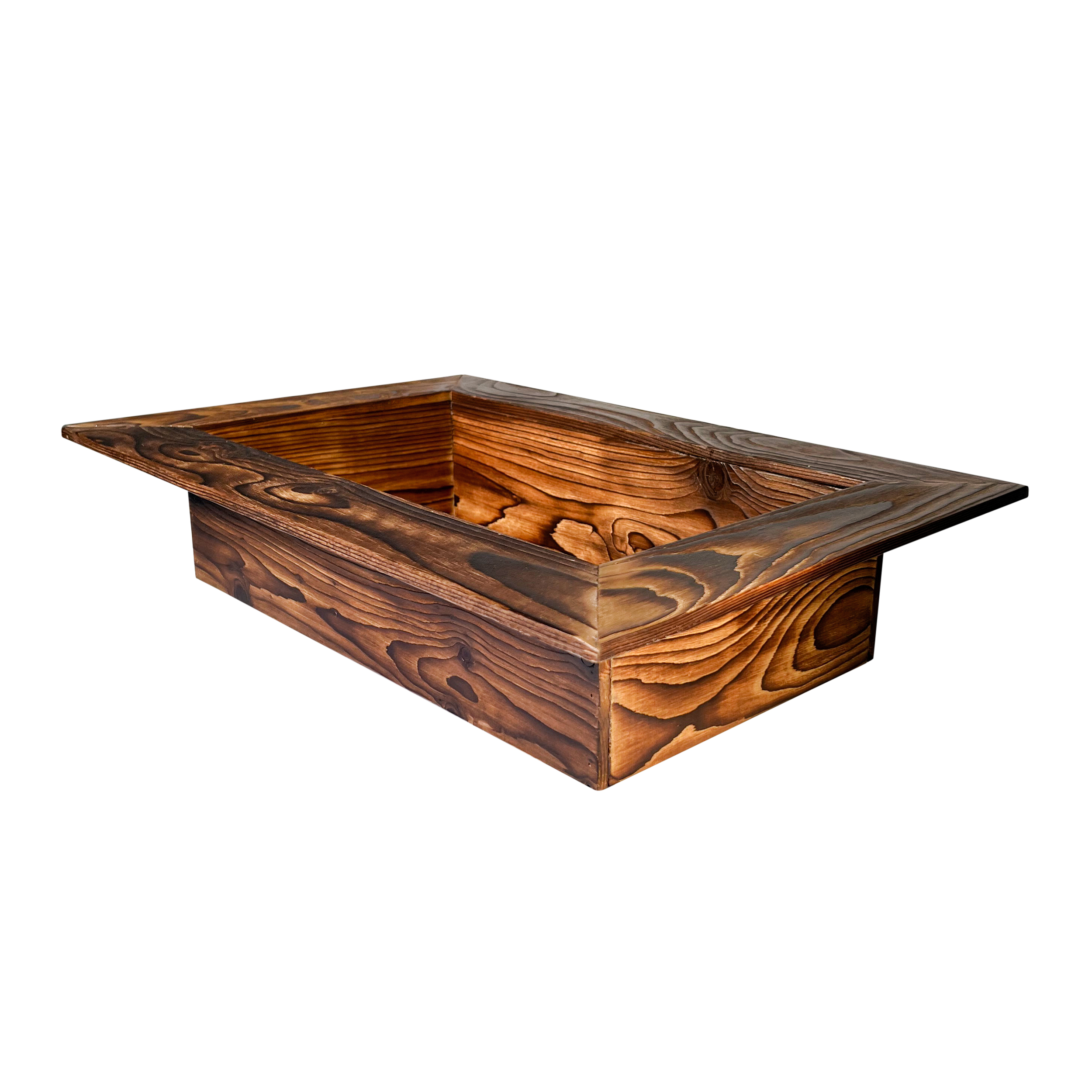 Wooden Rectangular Planter Box