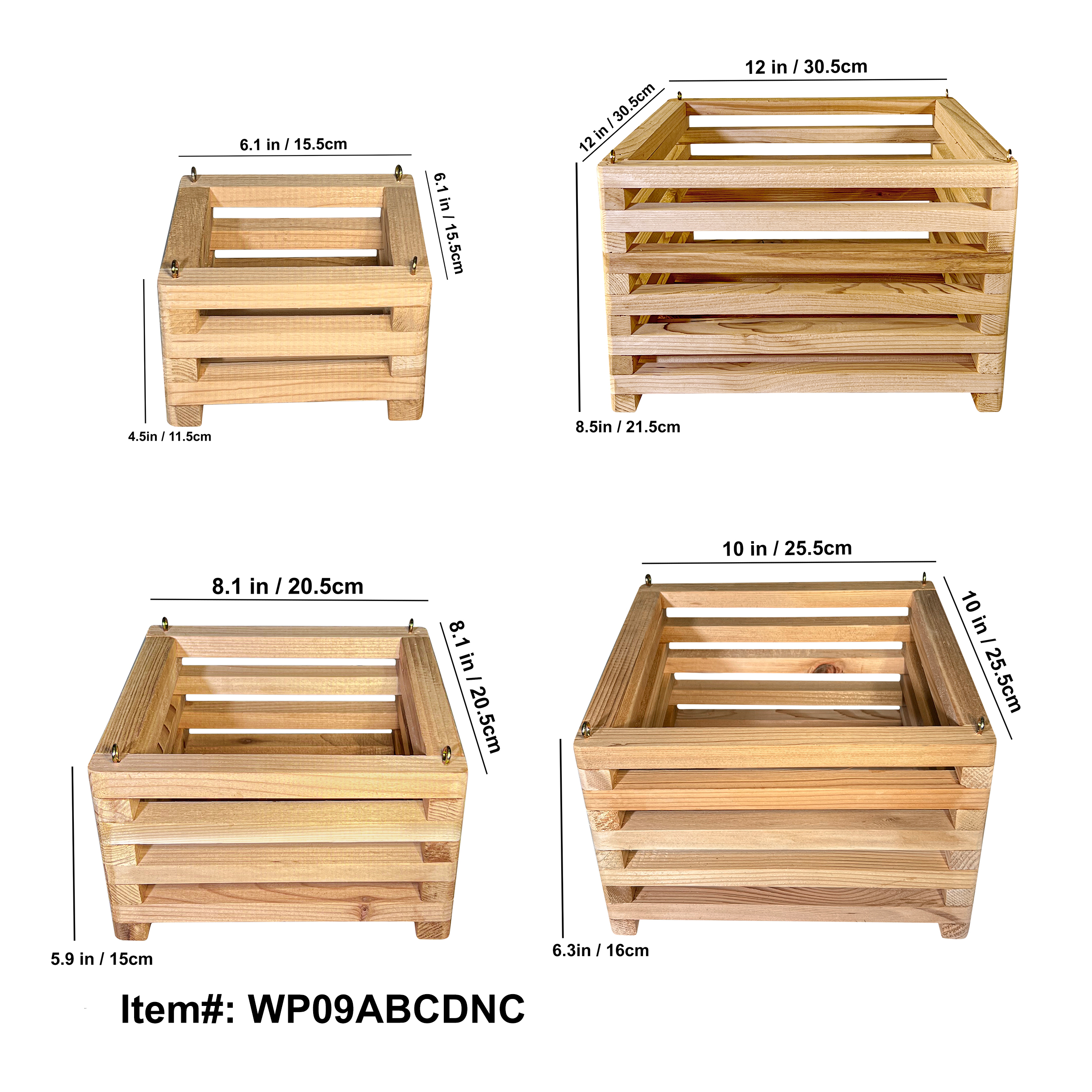 Wooden Storage Crate