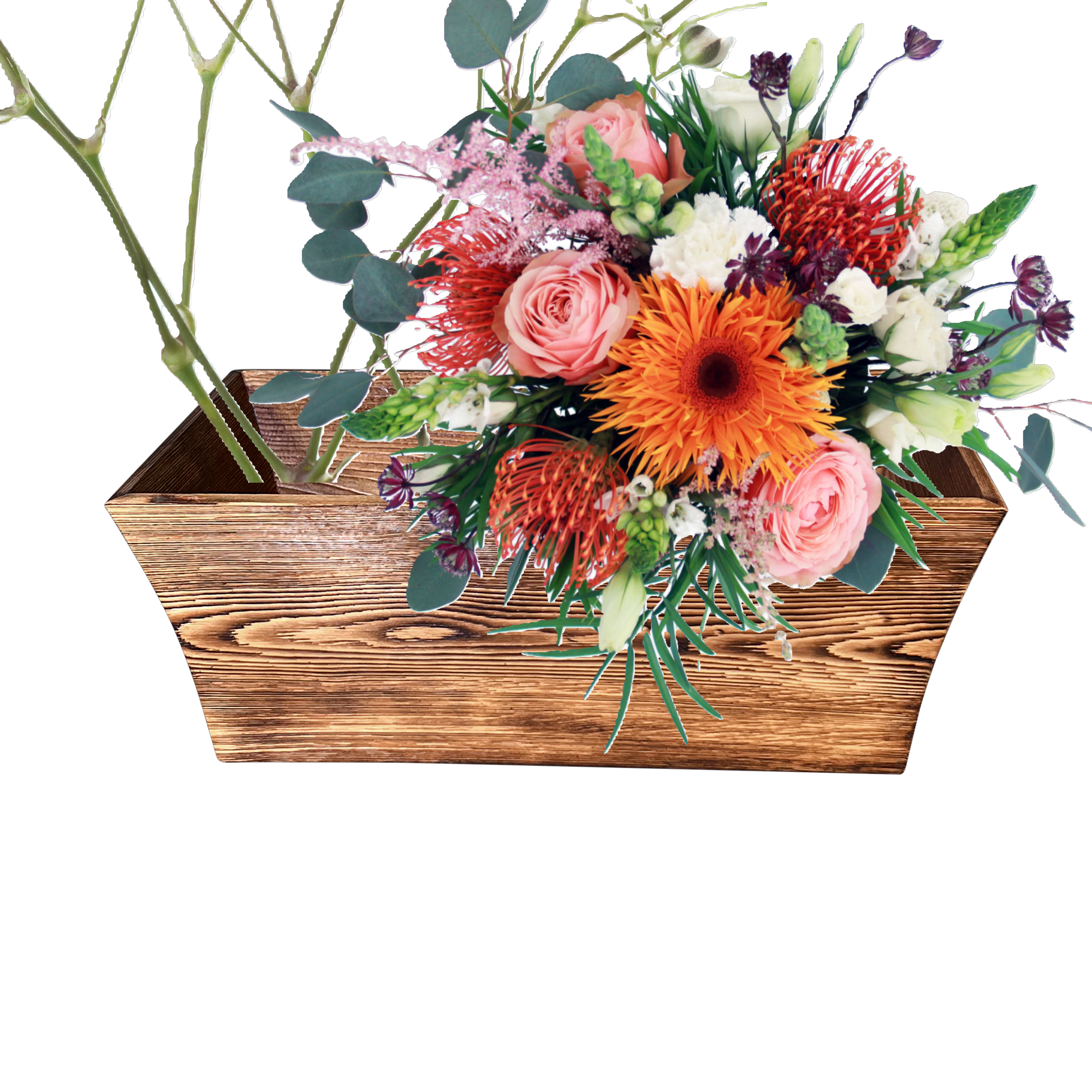 Yakisugi Burned Wooden Pot / Container